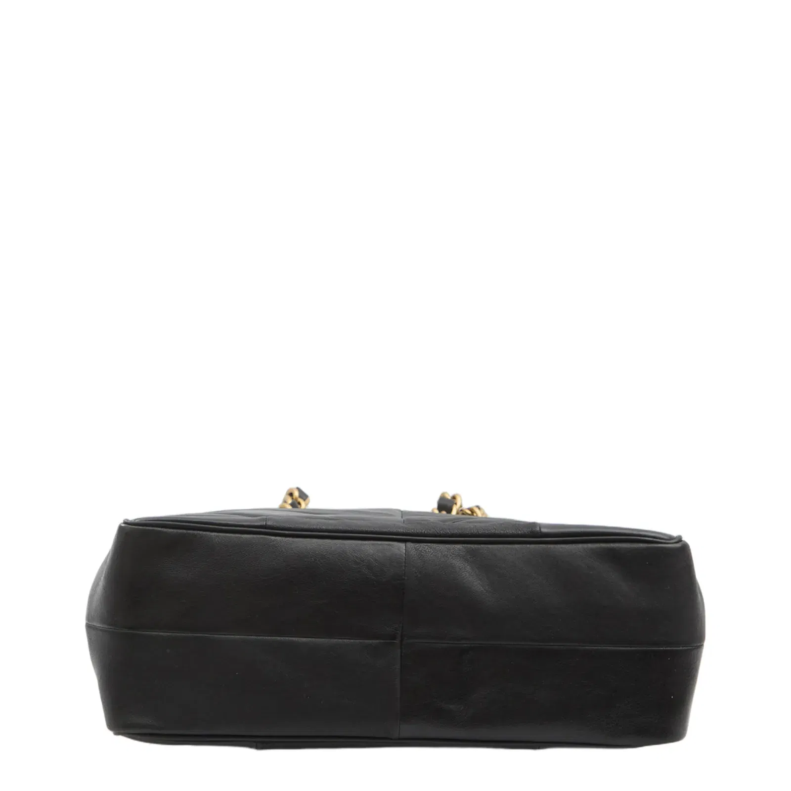Laseine Medium Nappa Leather Shopping Bag - Black