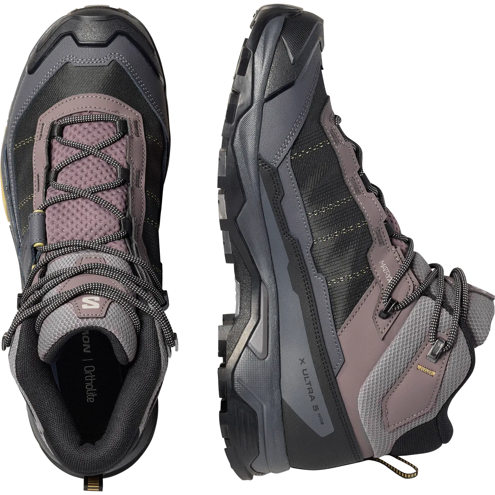 Salomon x Ultra 5 Mid Wide Gore-Tex Hiking Dark Gull Gray