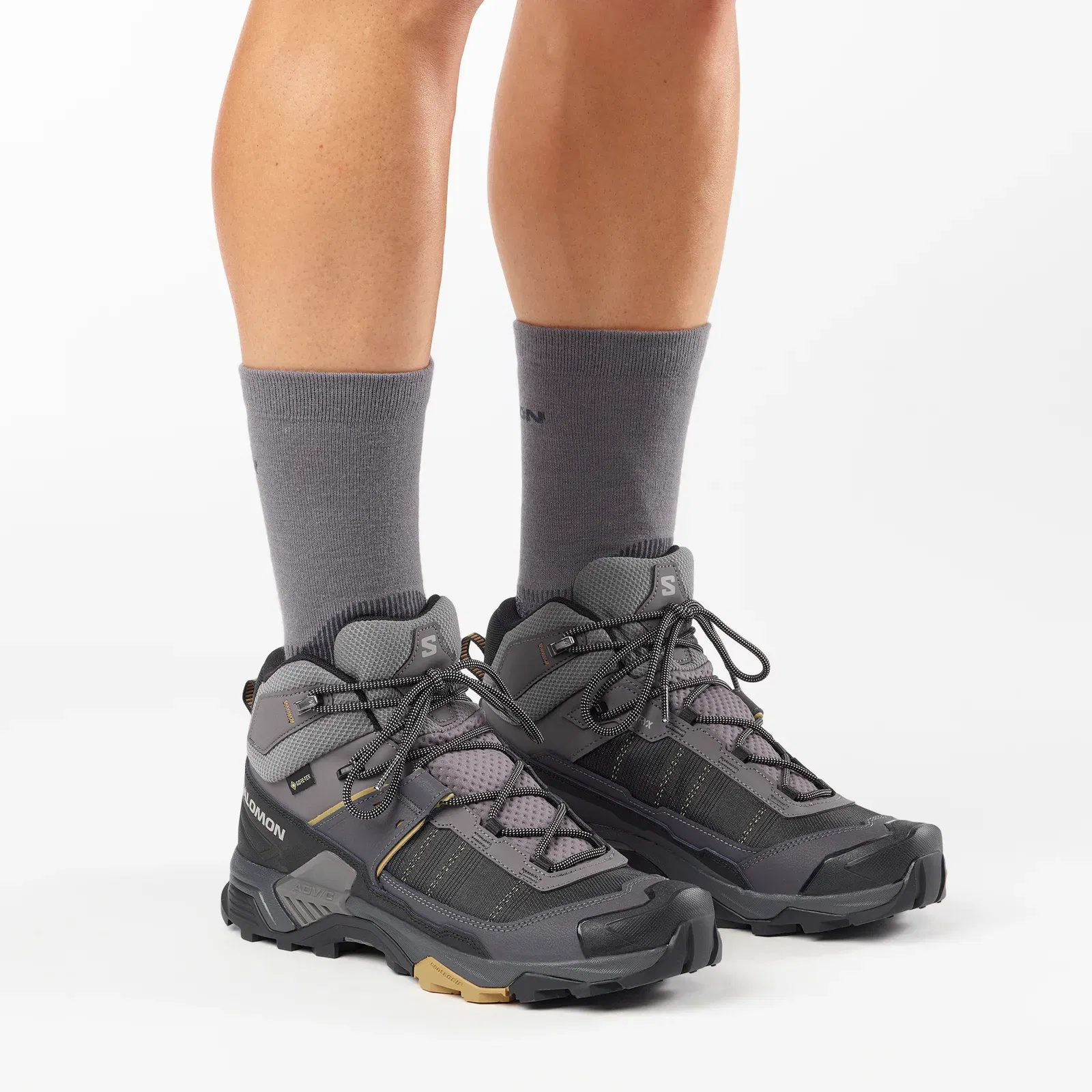 Salomon x Ultra 5 Mid Gore-Tex Hiking Dark Gull Gray