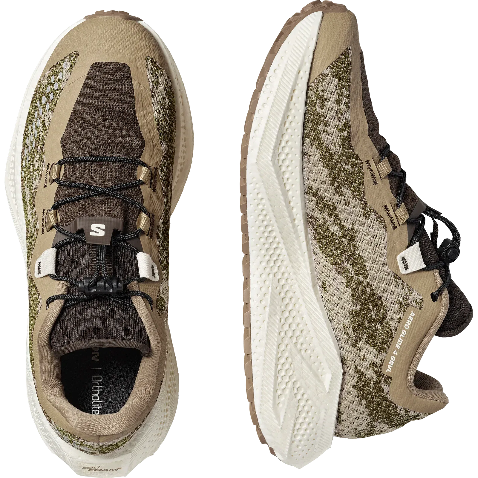 Salomon Aero Glide 4 Grvl Gravel Running Womens Safari