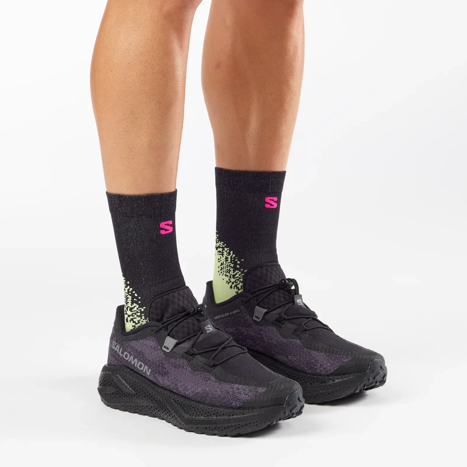 Salomon Aero Glide 4 Grvl Gravel Running Black