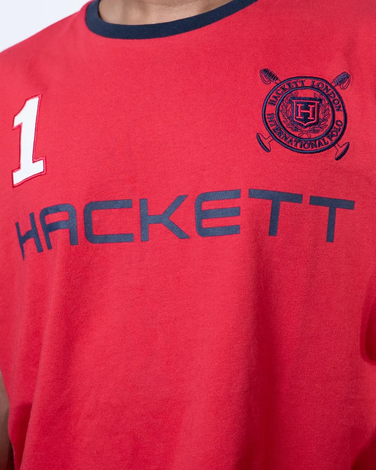 Hackett Red Crewneck T-Shirt (2XL)