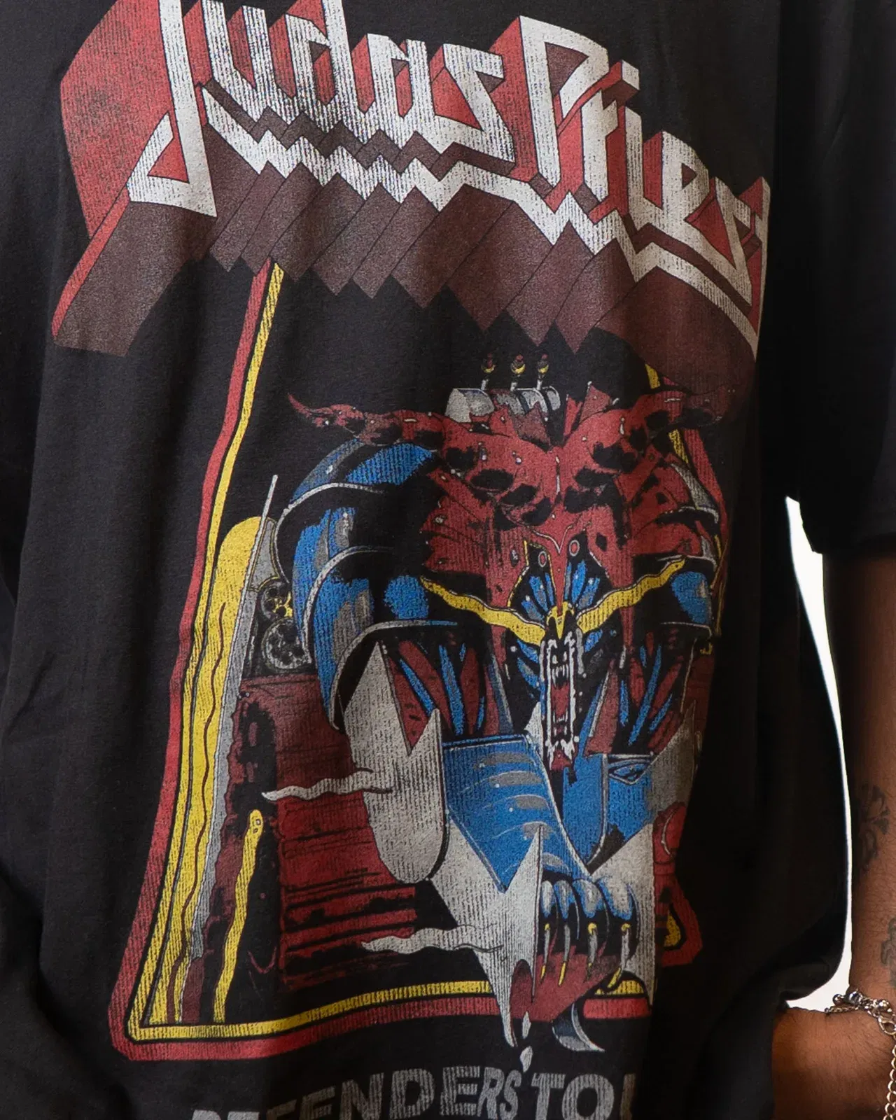 Boohooman Judas Priest printed black T-Shirt (XL)