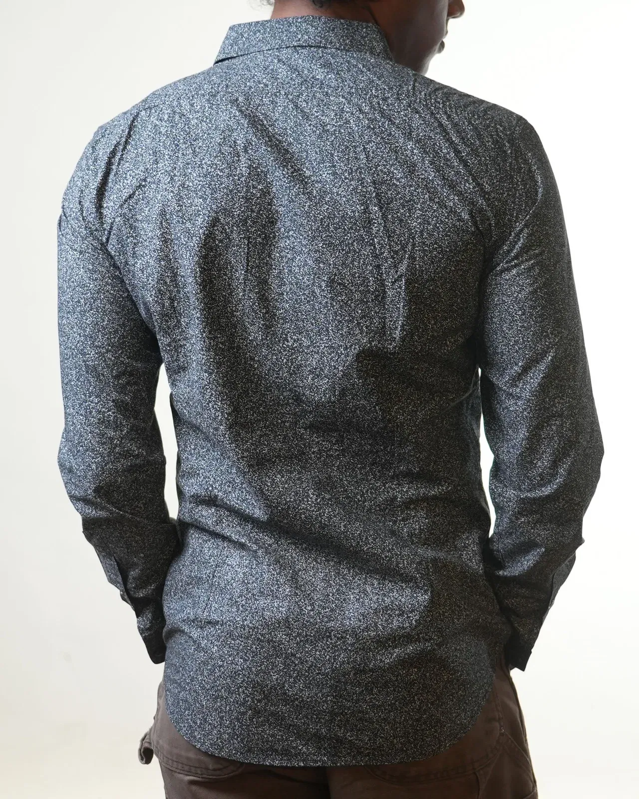 Diesel Black White Splattered Shirt (S)