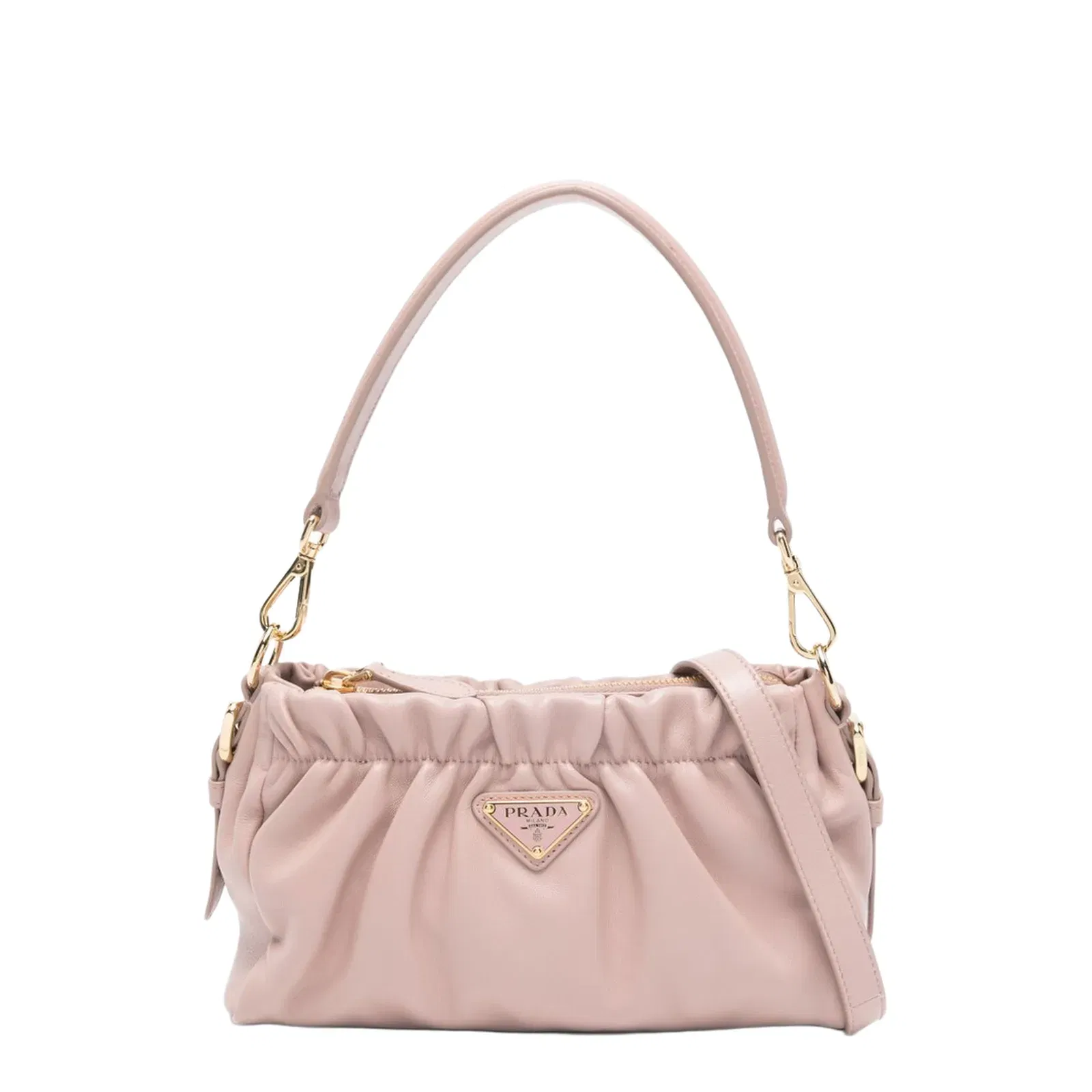 Pink Nappa Leather Handbag