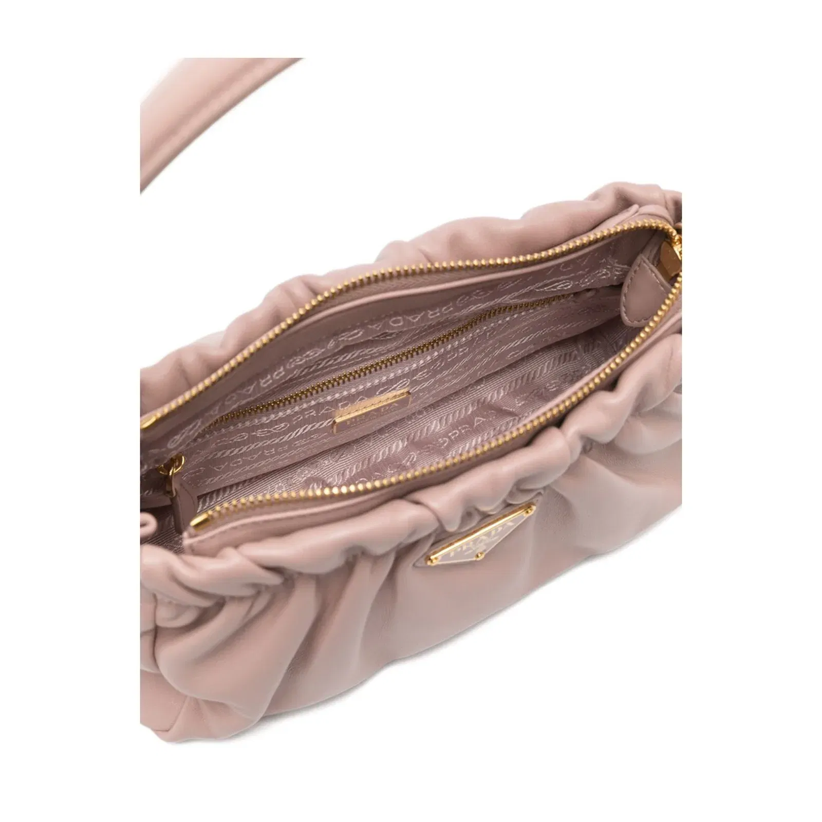 Pink Nappa Leather Handbag