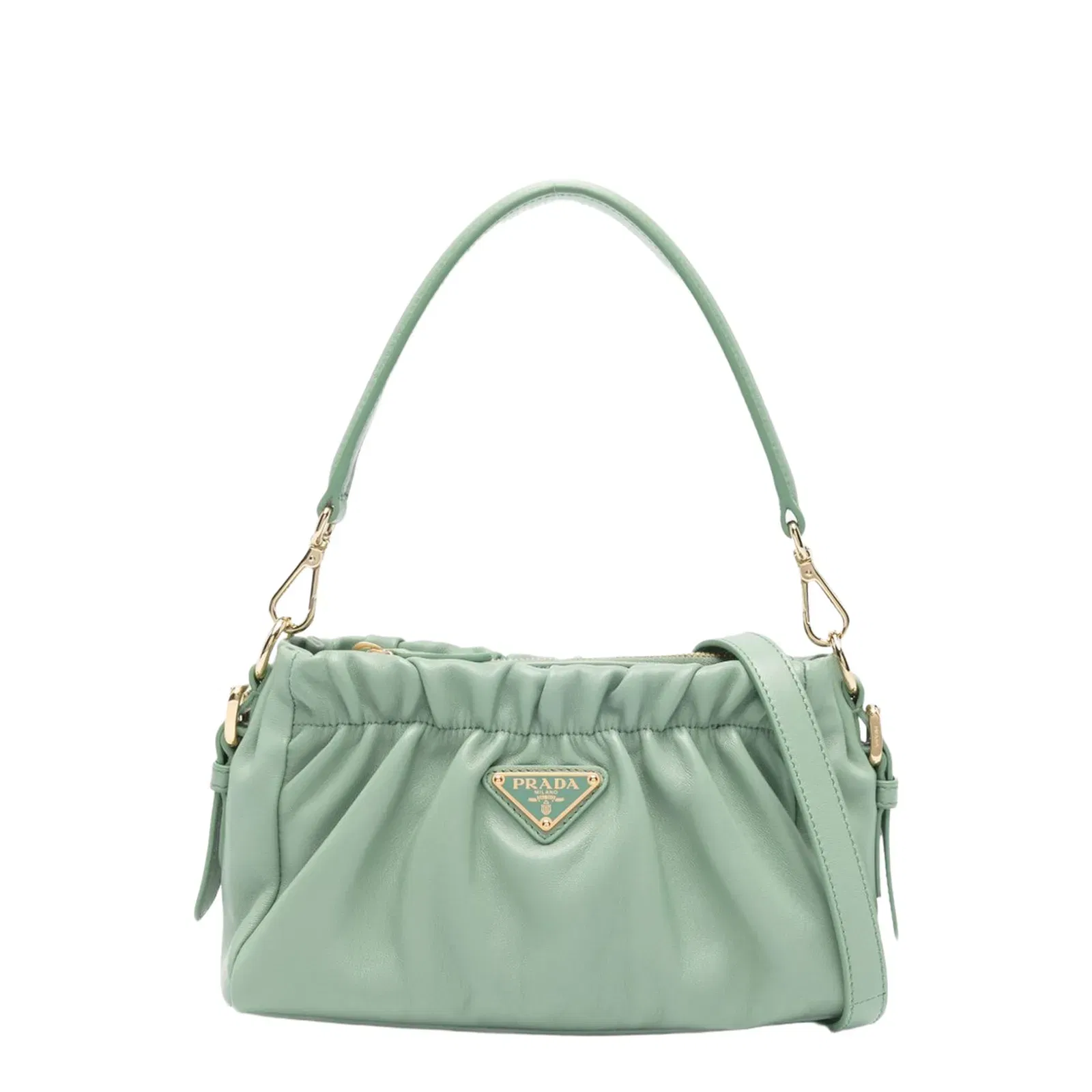 Mint Green Nappa Leather Handbag