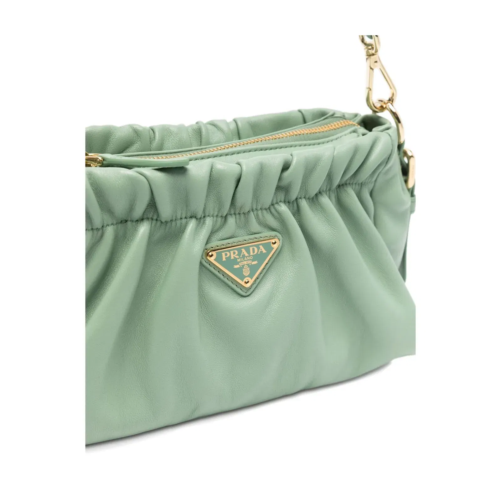 Mint Green Nappa Leather Handbag