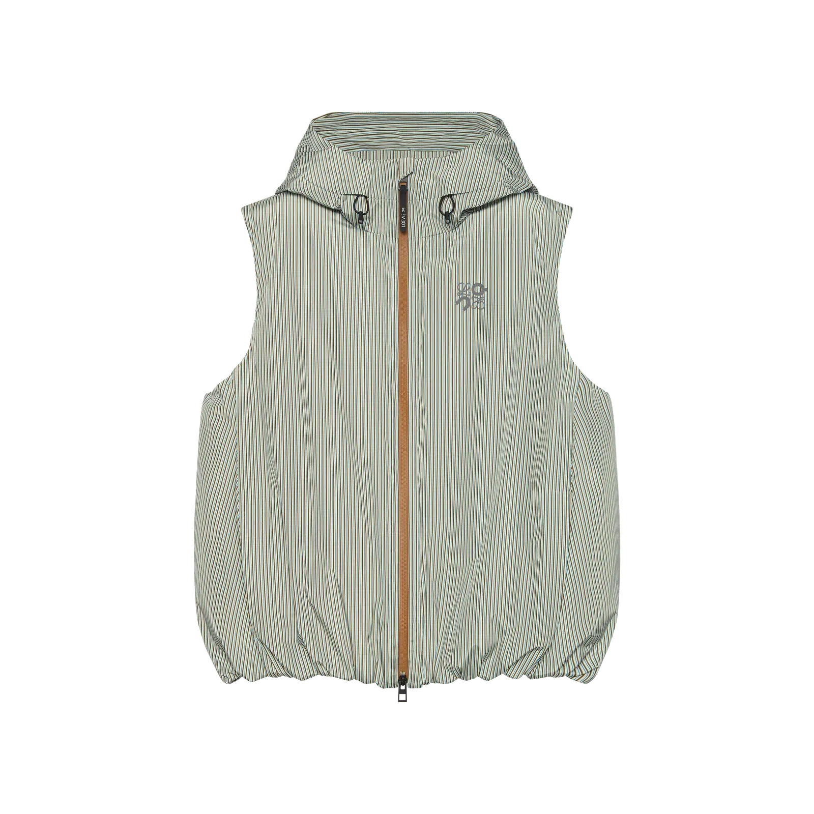 On Puffer Vest Loewe Beige Blue