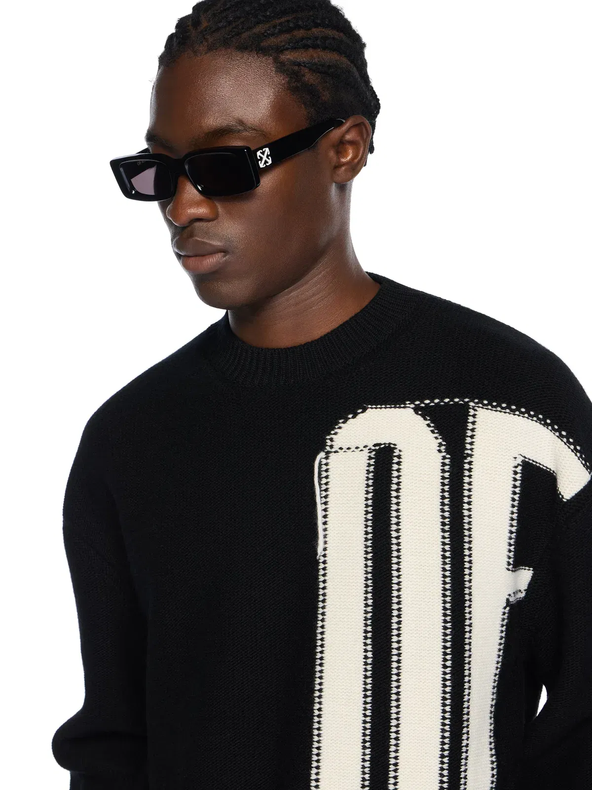 Off-White Big Off Knit Crewneck Sweater