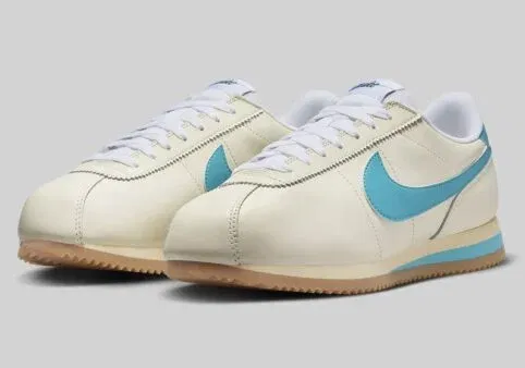 Nike Cortez Coconut Milk Gum Yellow Pale Vanilla Teal Nebula (W)