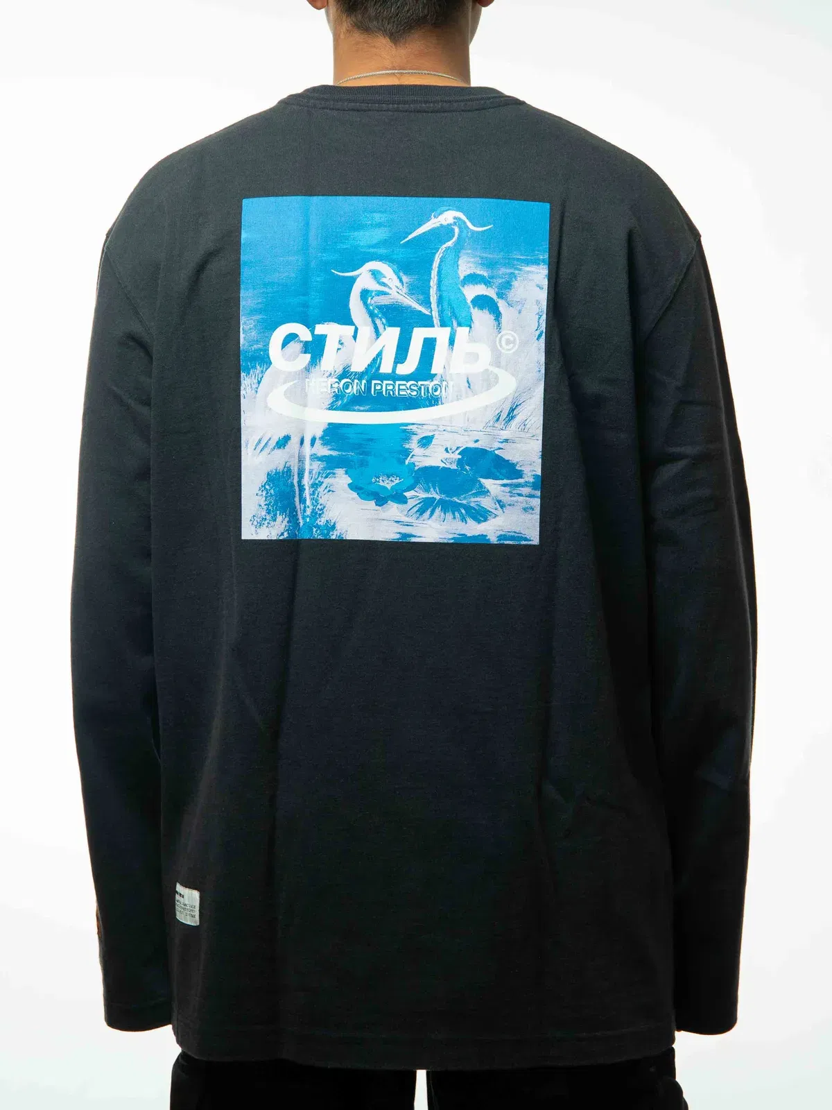 Heron Preston Cotton Long Sleeve T-Shirt (S)