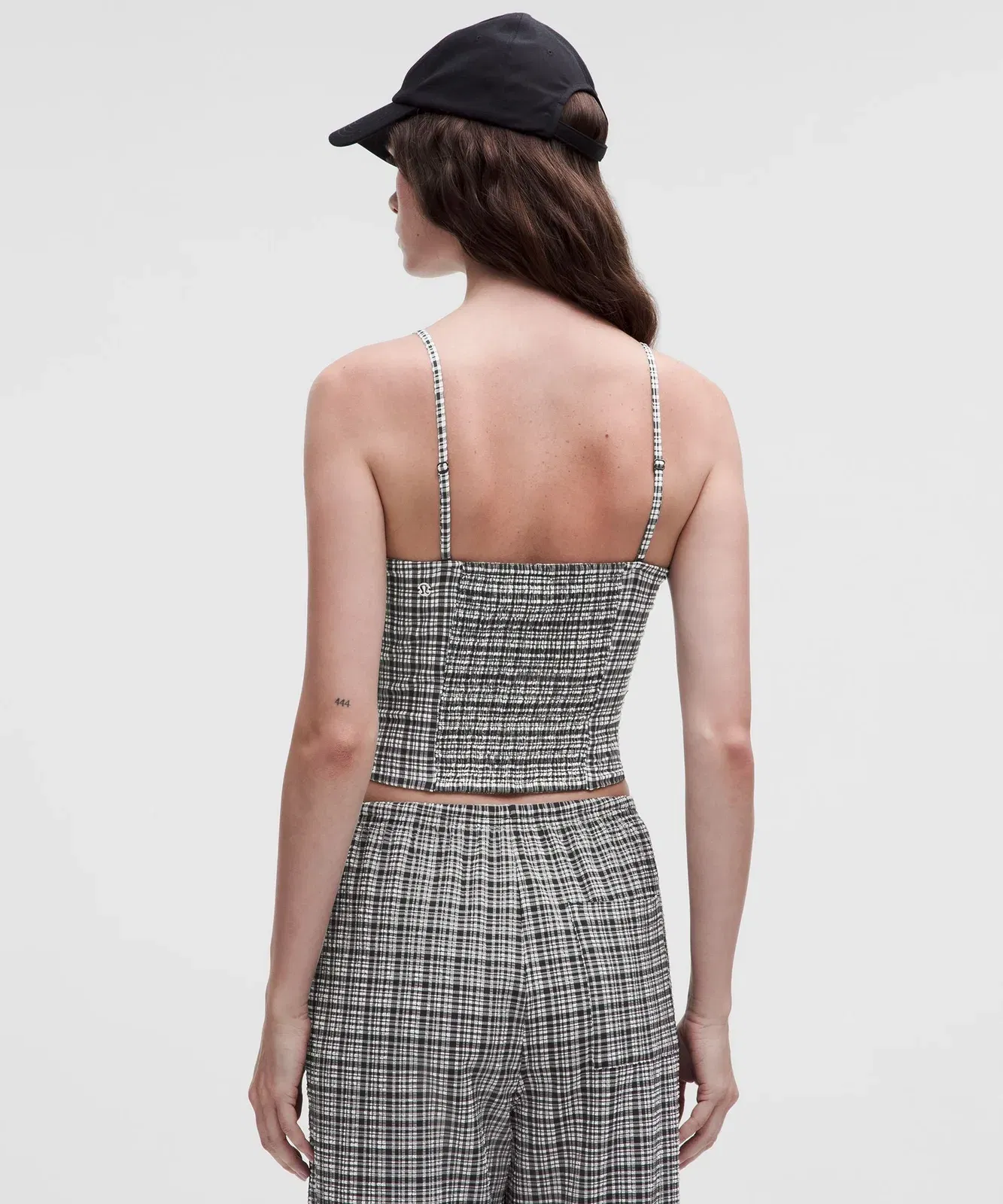 Lululemon Women's Seersucker Check Strappy Tank Top