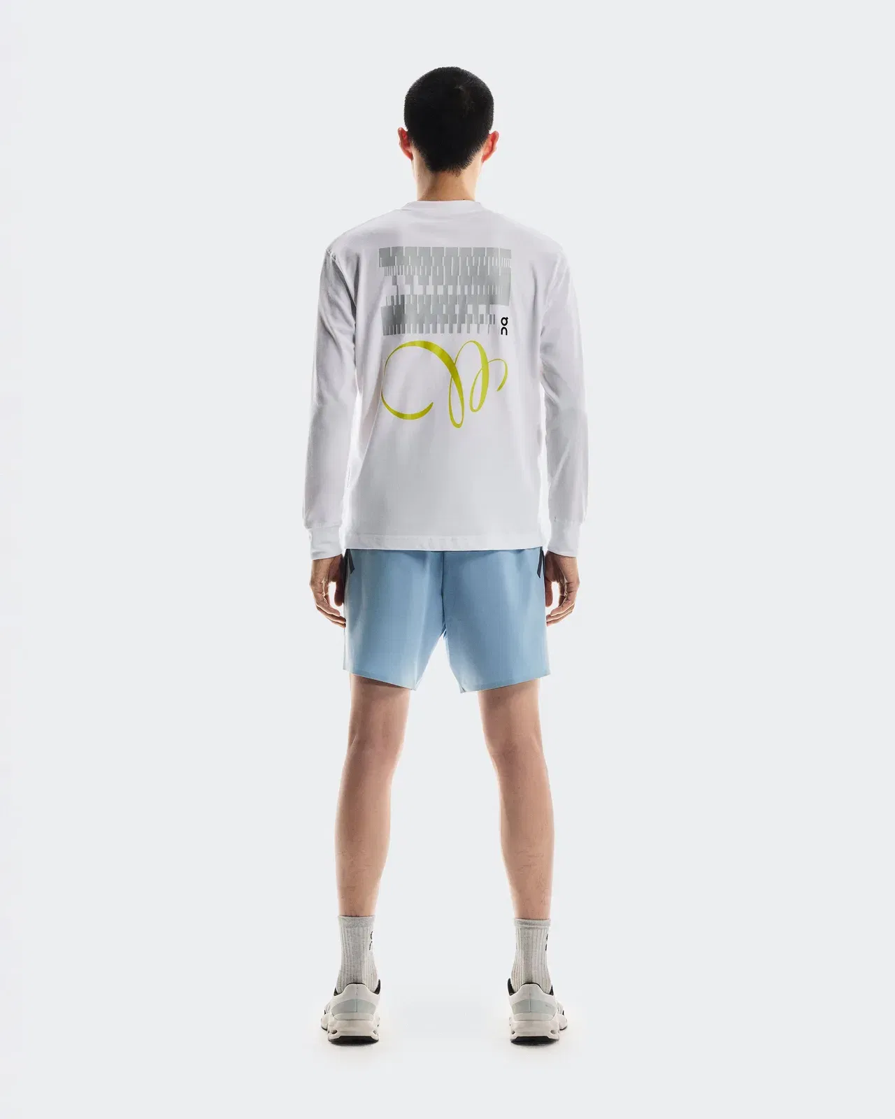 On Club Long-T Graphic White