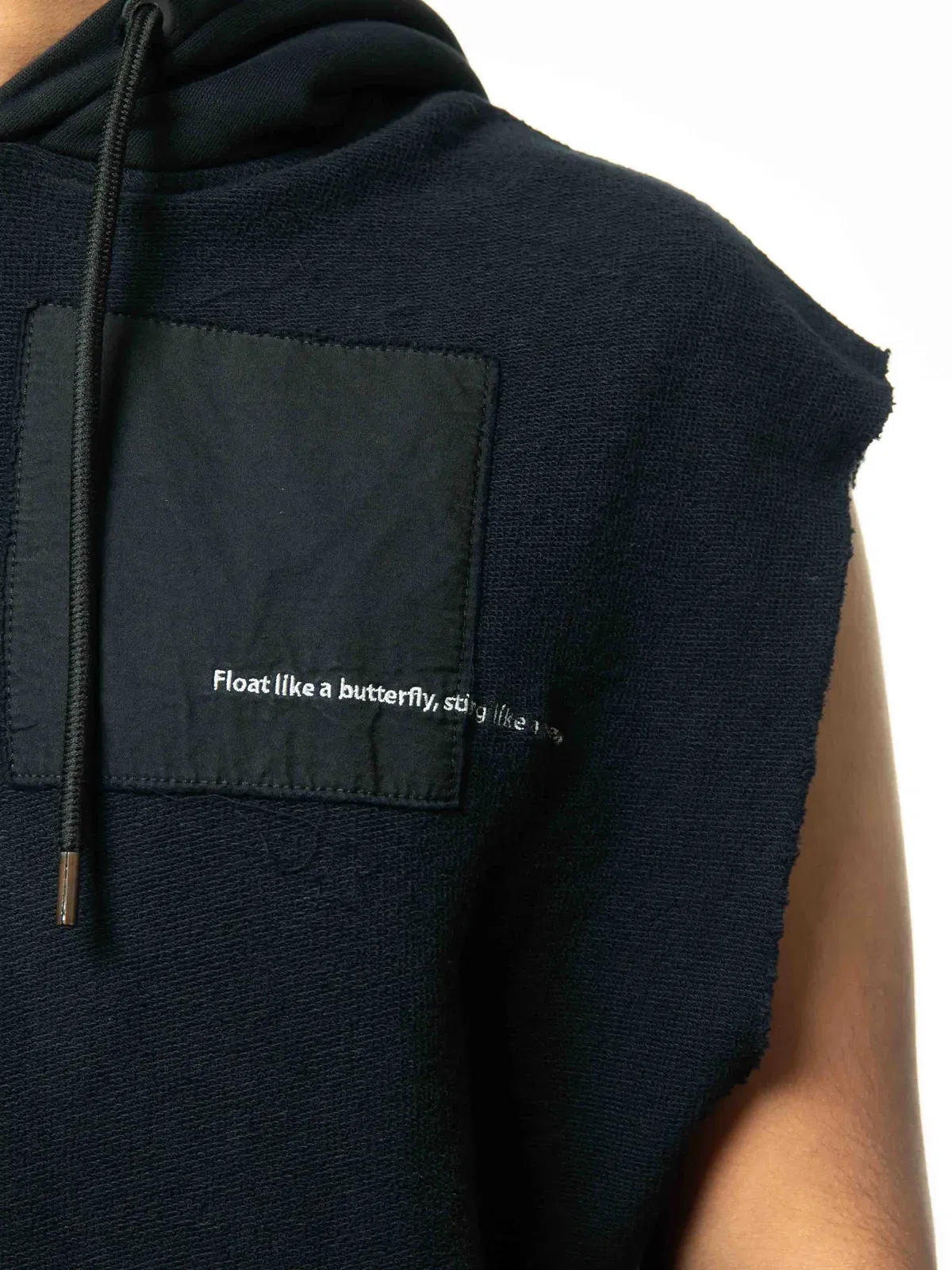 Marcelo Burlon x Muhammad Ali Black Rings Sleeveless Hoodie (One Size)