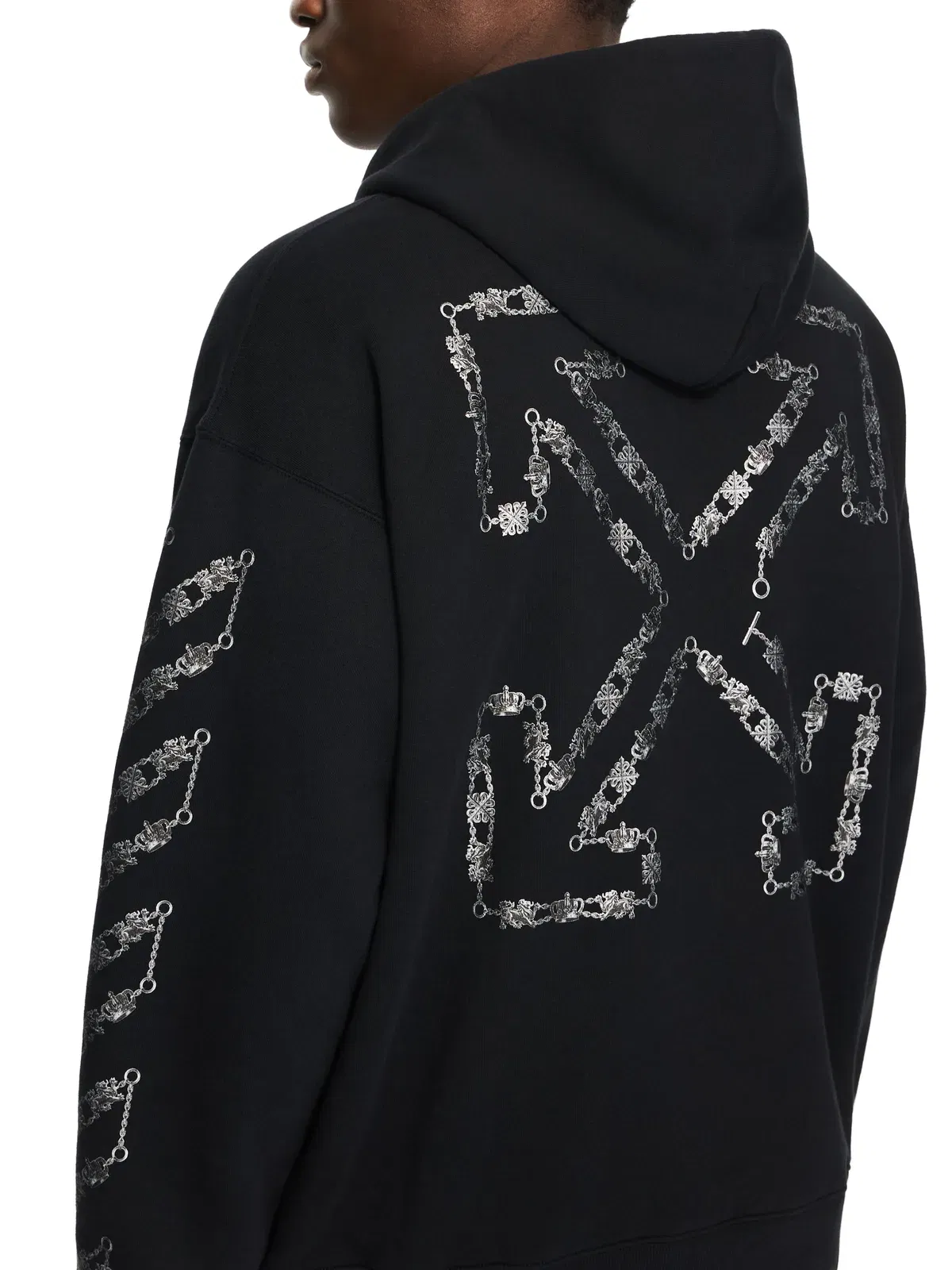 Off-White Chain Arrow Diagonal Skate Hoodie