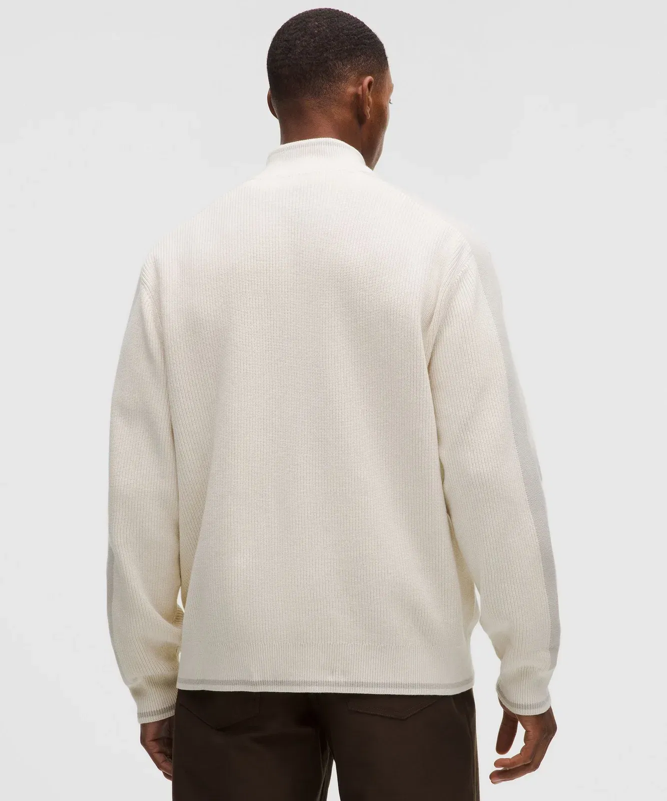 Lululemon Cotton-Blend Knit Full-Zip Sweater