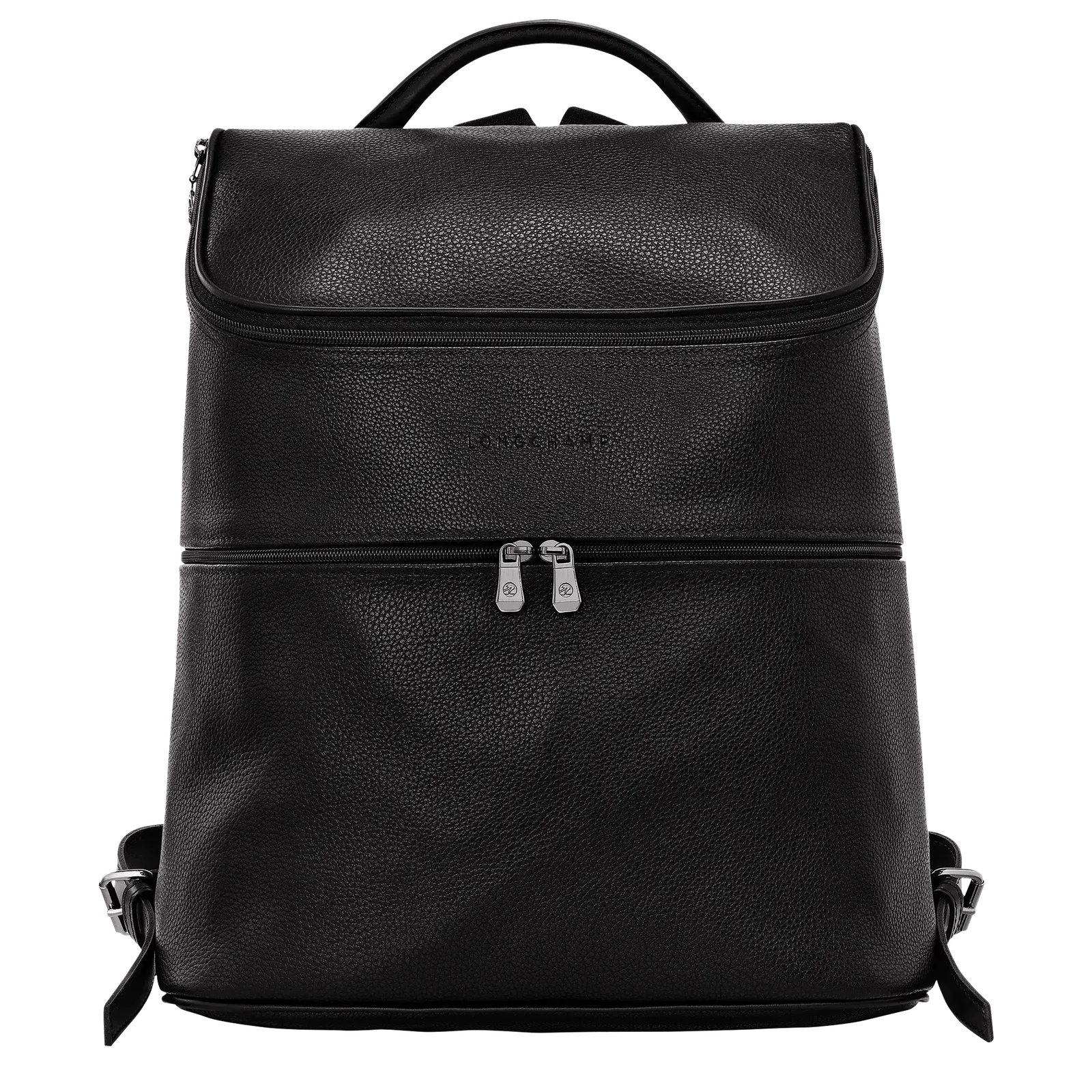 Longchamp Le Foulonné Backpack Black