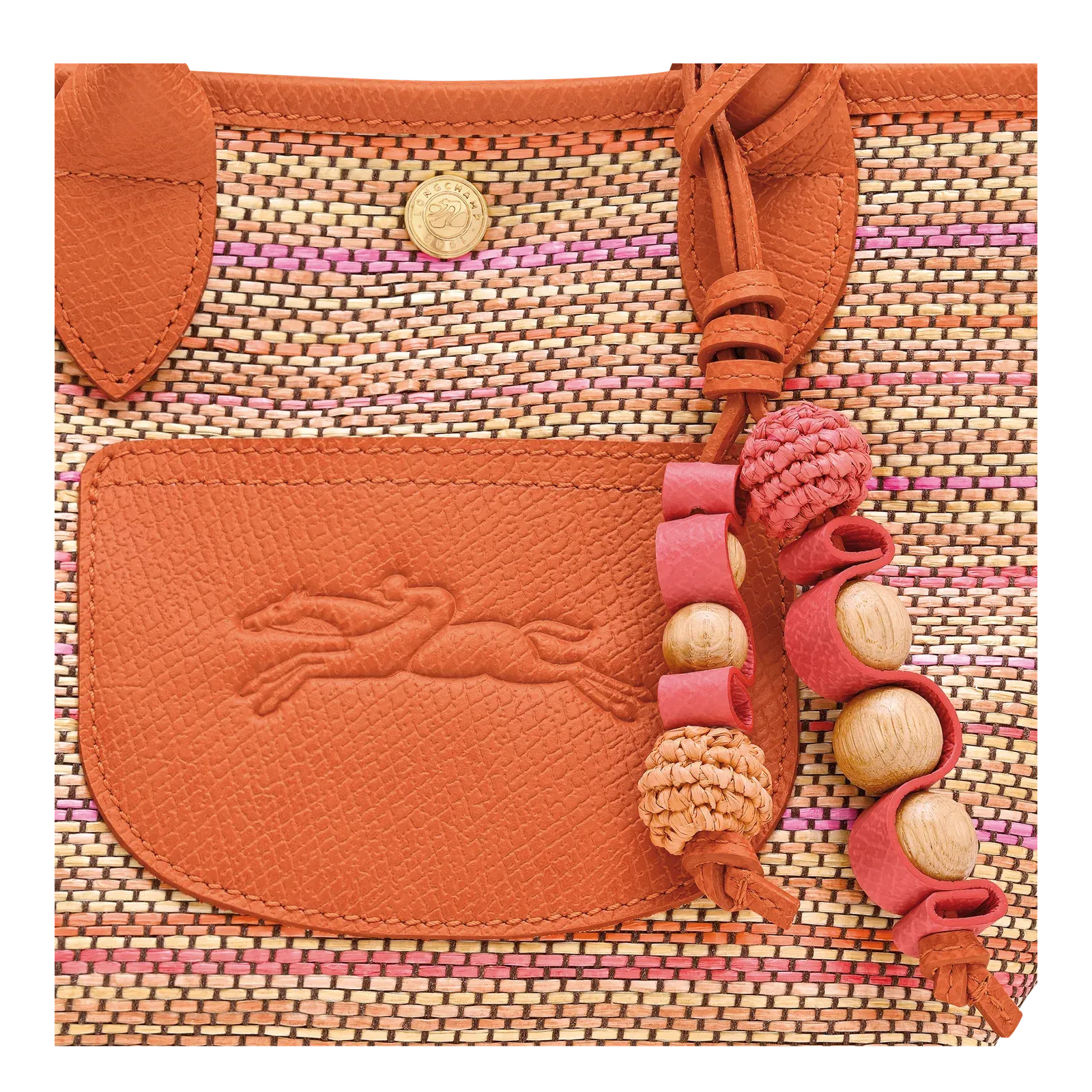Longchamp Le Pliage Collection Basket bag Rainbow