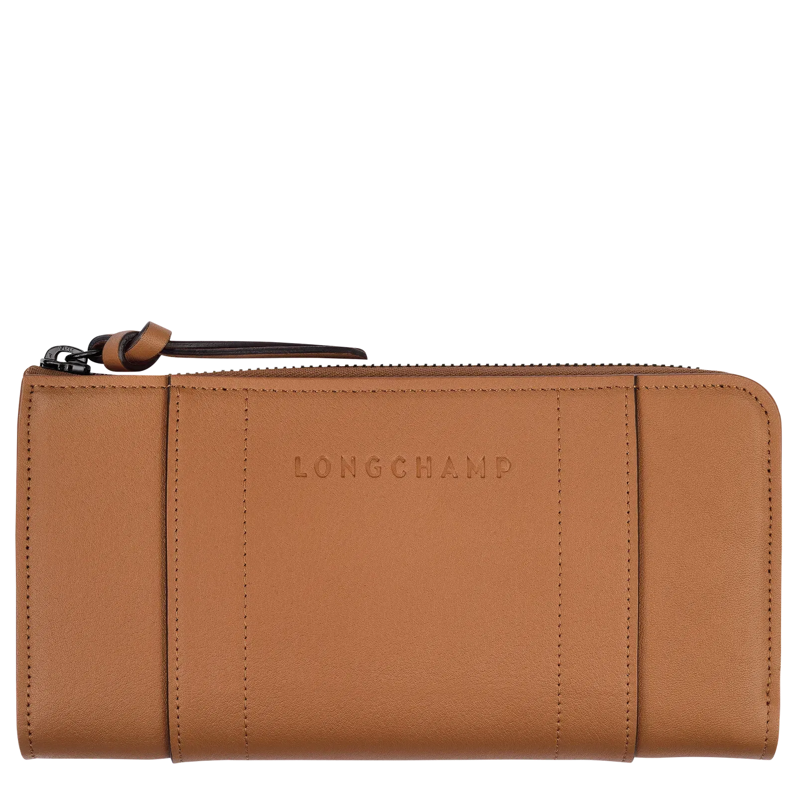 Longchamp Longchamp 3D Zip around wallet Natural