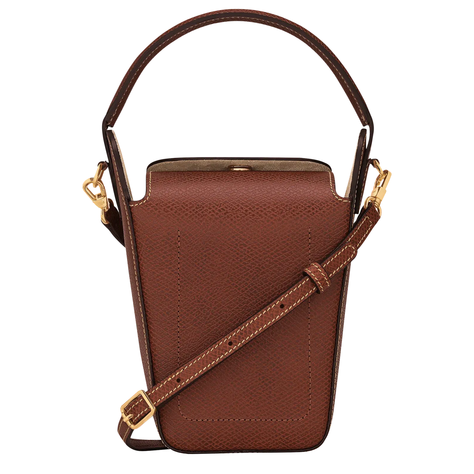 Longchamp Épure Pop corn bag Brown