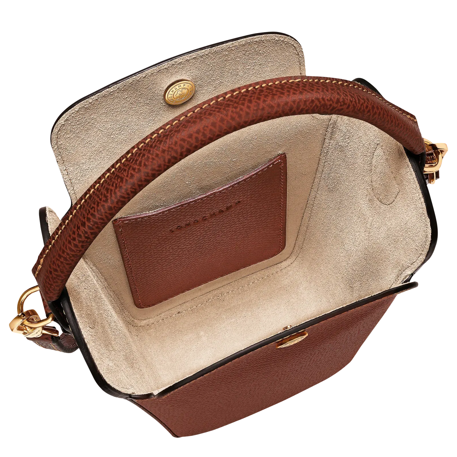 Longchamp Épure Pop corn bag Brown