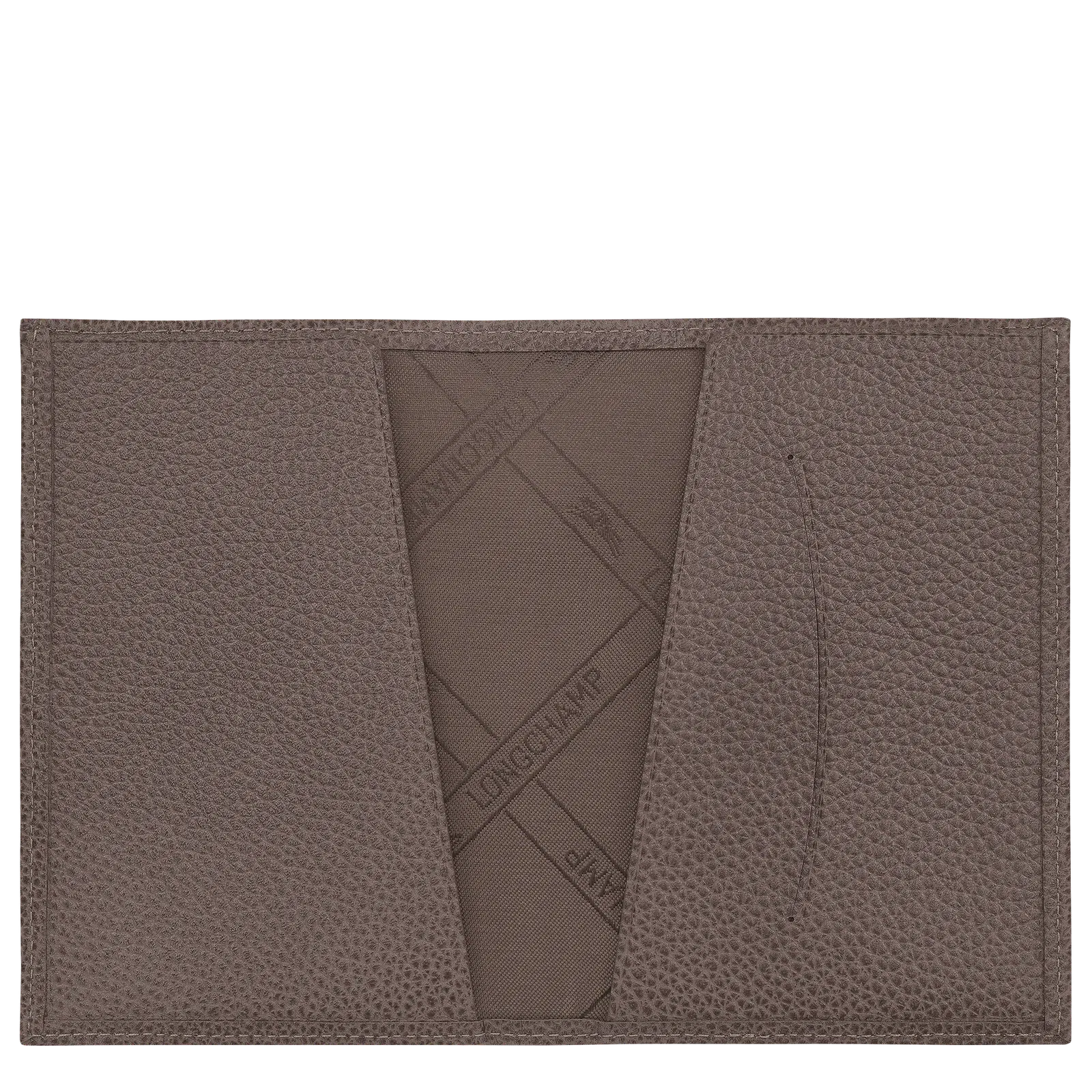 Longchamp Le Foulonné Passport cover Taupe