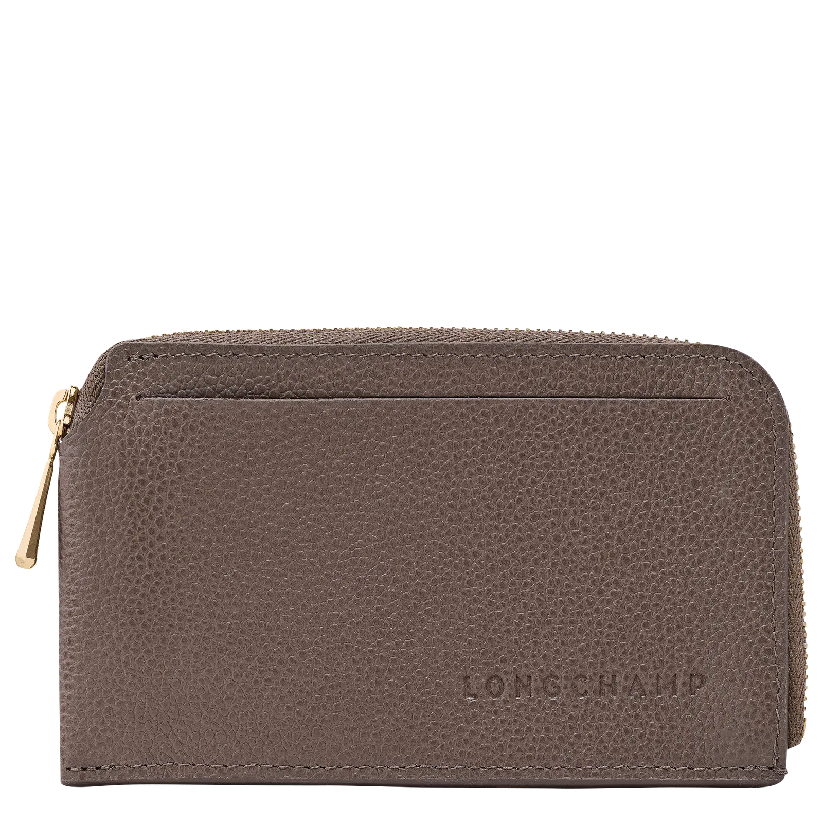 Longchamp Le Foulonné Card holder Taupe
