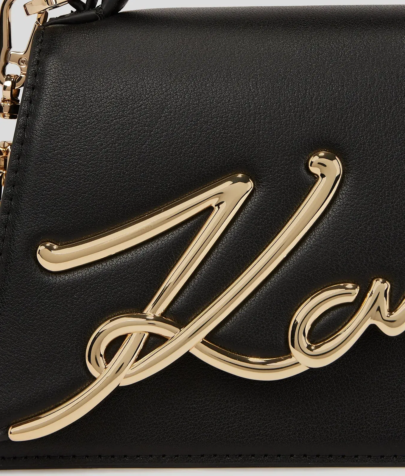 Karl Lagerfeld Ksignature Small Crossbody Bag Black/Gold