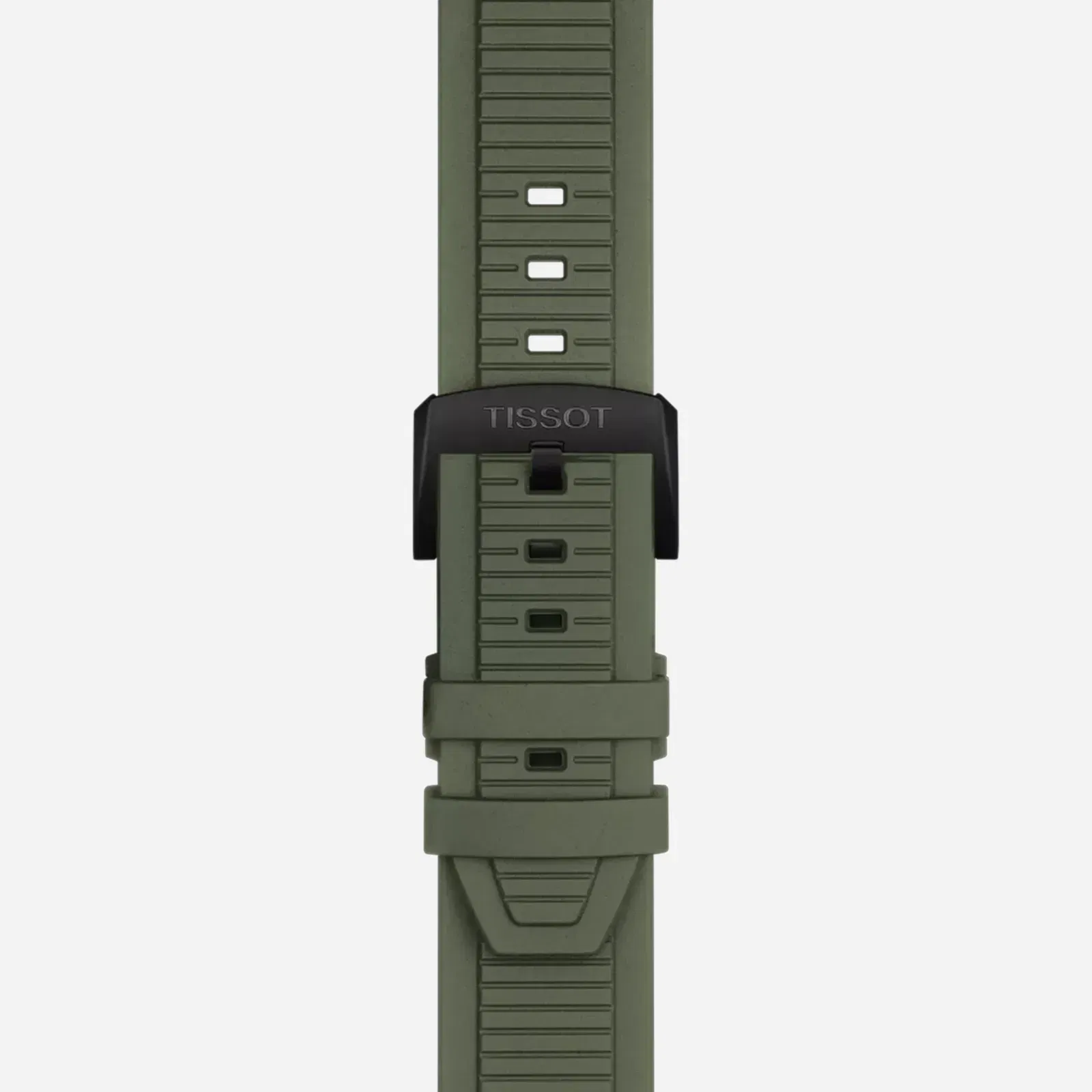 Tissot T-Race Quartz Chronograph Grey Dial Green Silicone Strap Watch