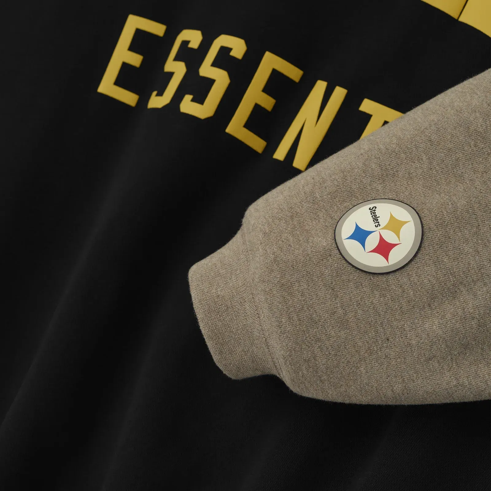 Fear Of God Essentials Steelers Sport Hoodie Black Homestead Heather