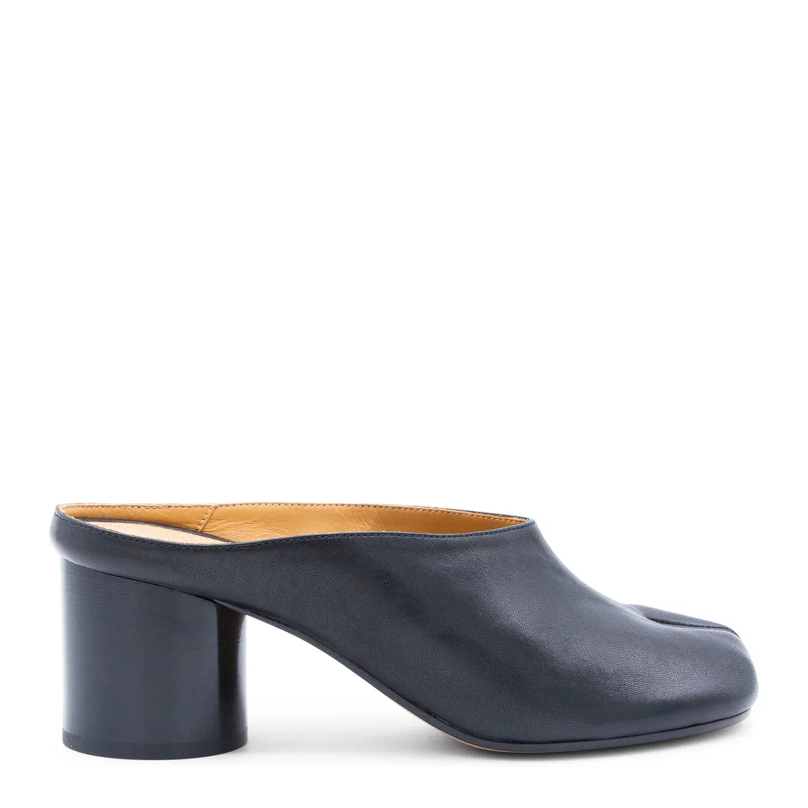 Black Tabi Mule Pumps