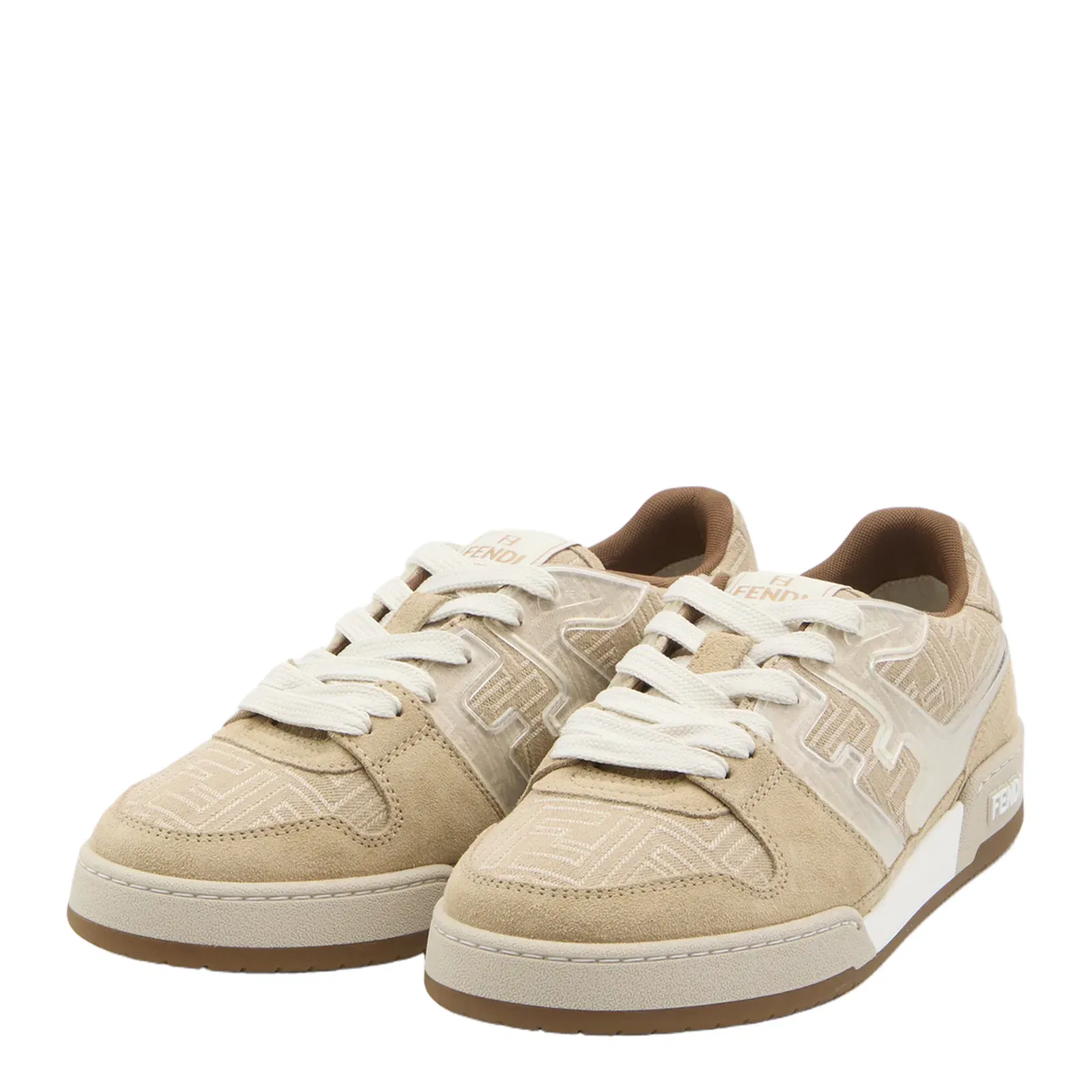 Match Trainers Fabric Beige