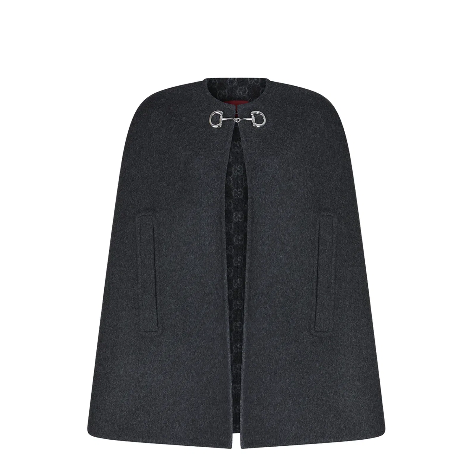 Wool and Silk Cape with Clamp