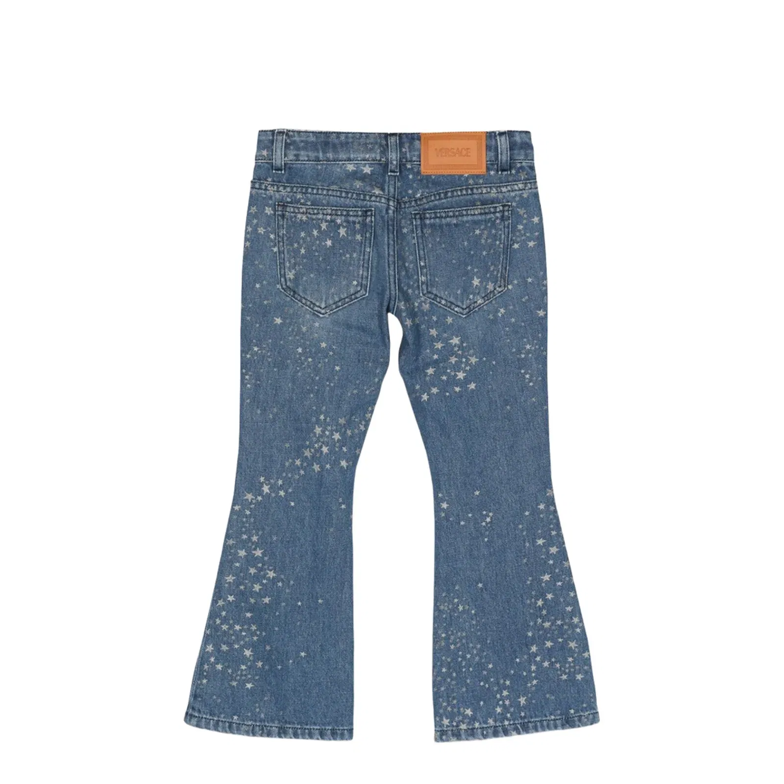 Glitter Print Jeans - Blue