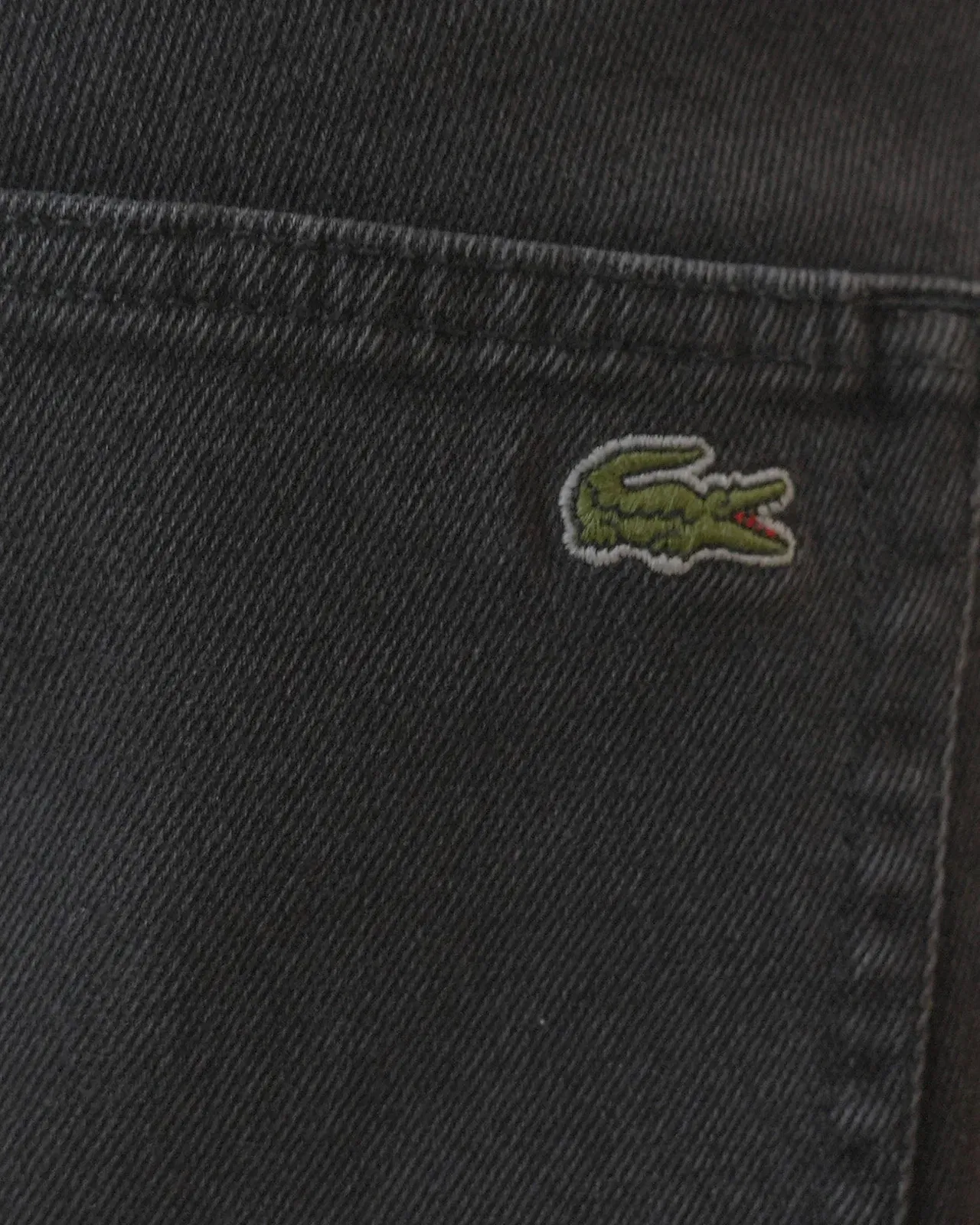 Lacoste Washed Black Denim Pants (32)