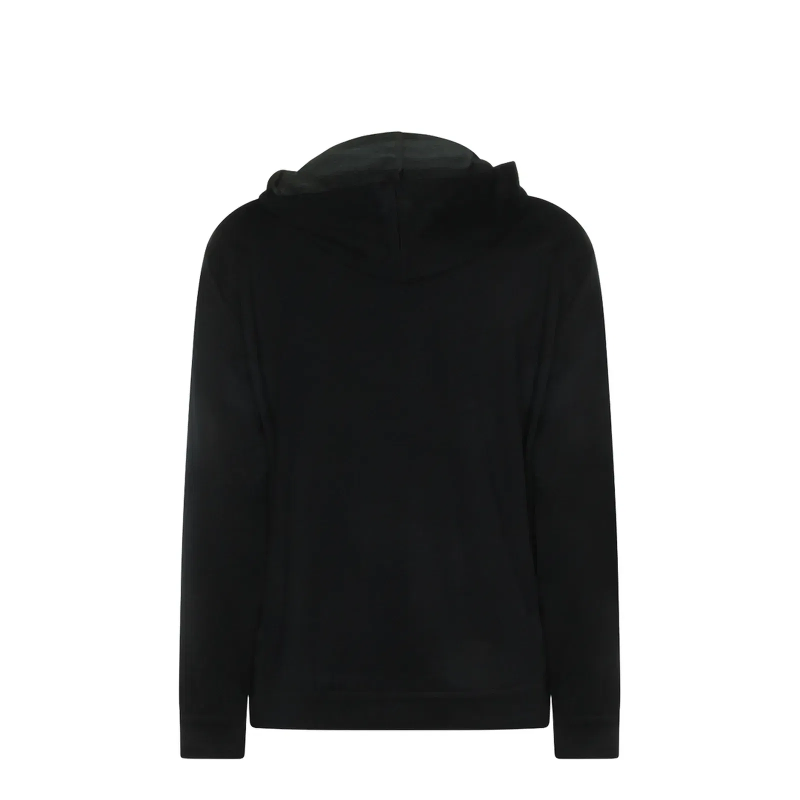 Cotton and Silk Interlock Hooded Topwear