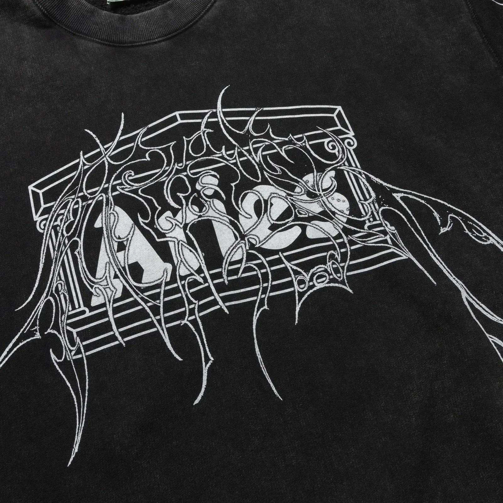 Aries AGED OVERLORD SWEATSHIRT { BLACK