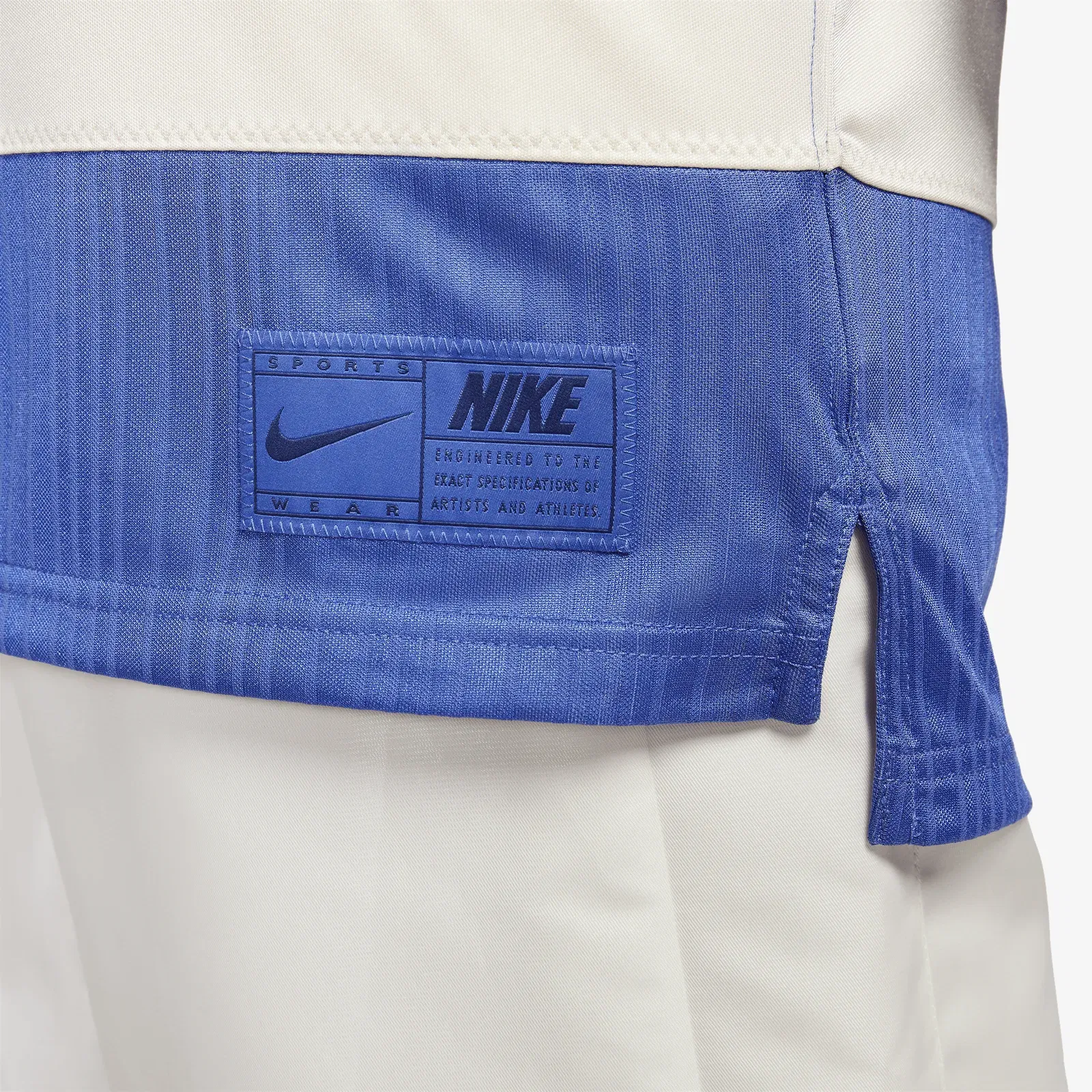 NIKE SPORTSWEAR OVERSIZED JERSEY TUNIC { LT MEDIUM BLUE/CHALK/CHALK