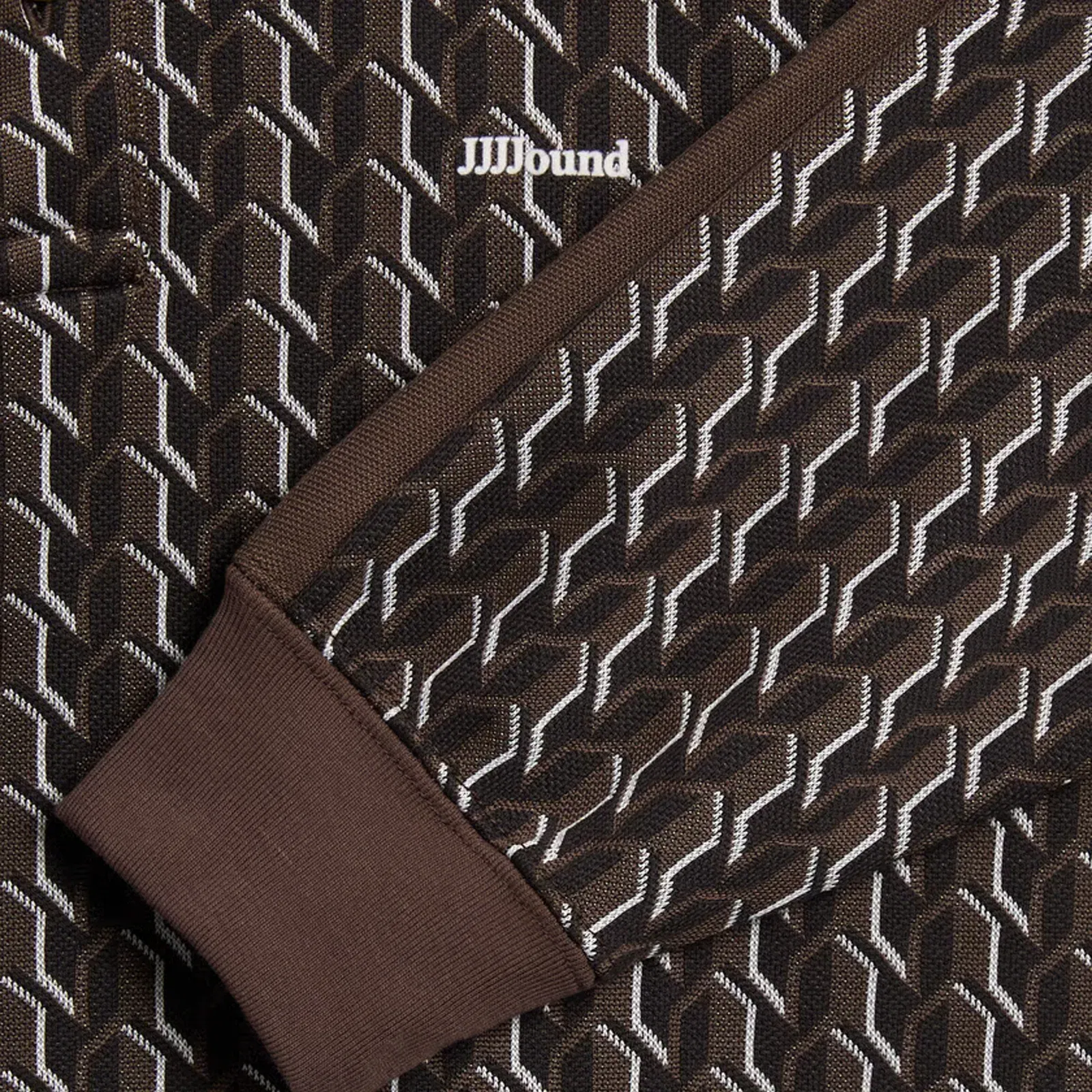 PUMA x JJJJOUND T7 LONGSLEEVE POLO { CHOCOLATE