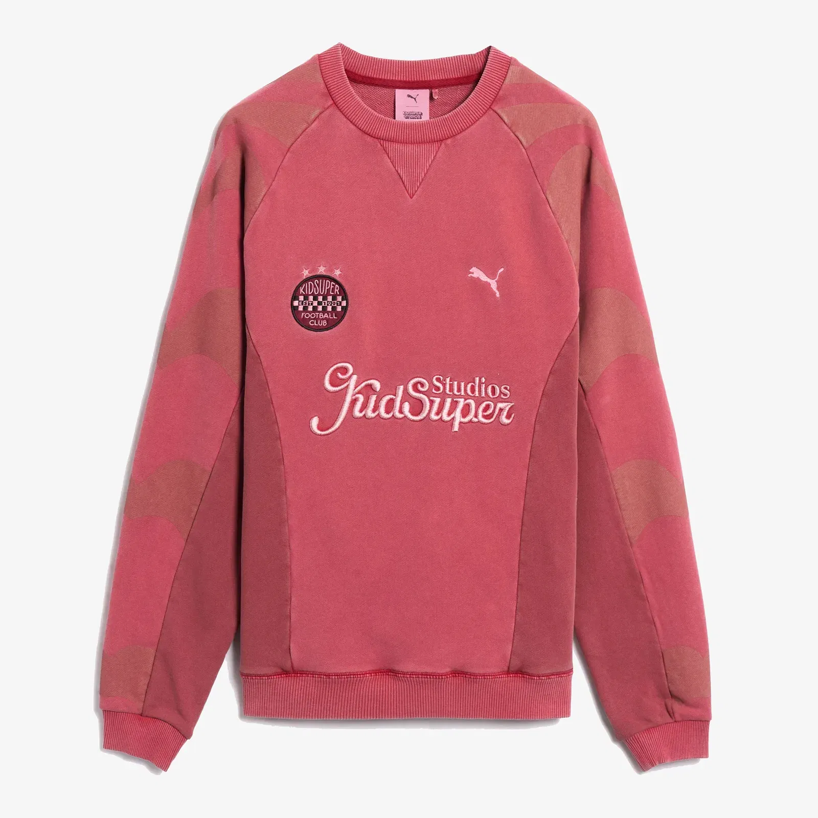 PUMA x KIDSUPER CREW SWEAT { RED