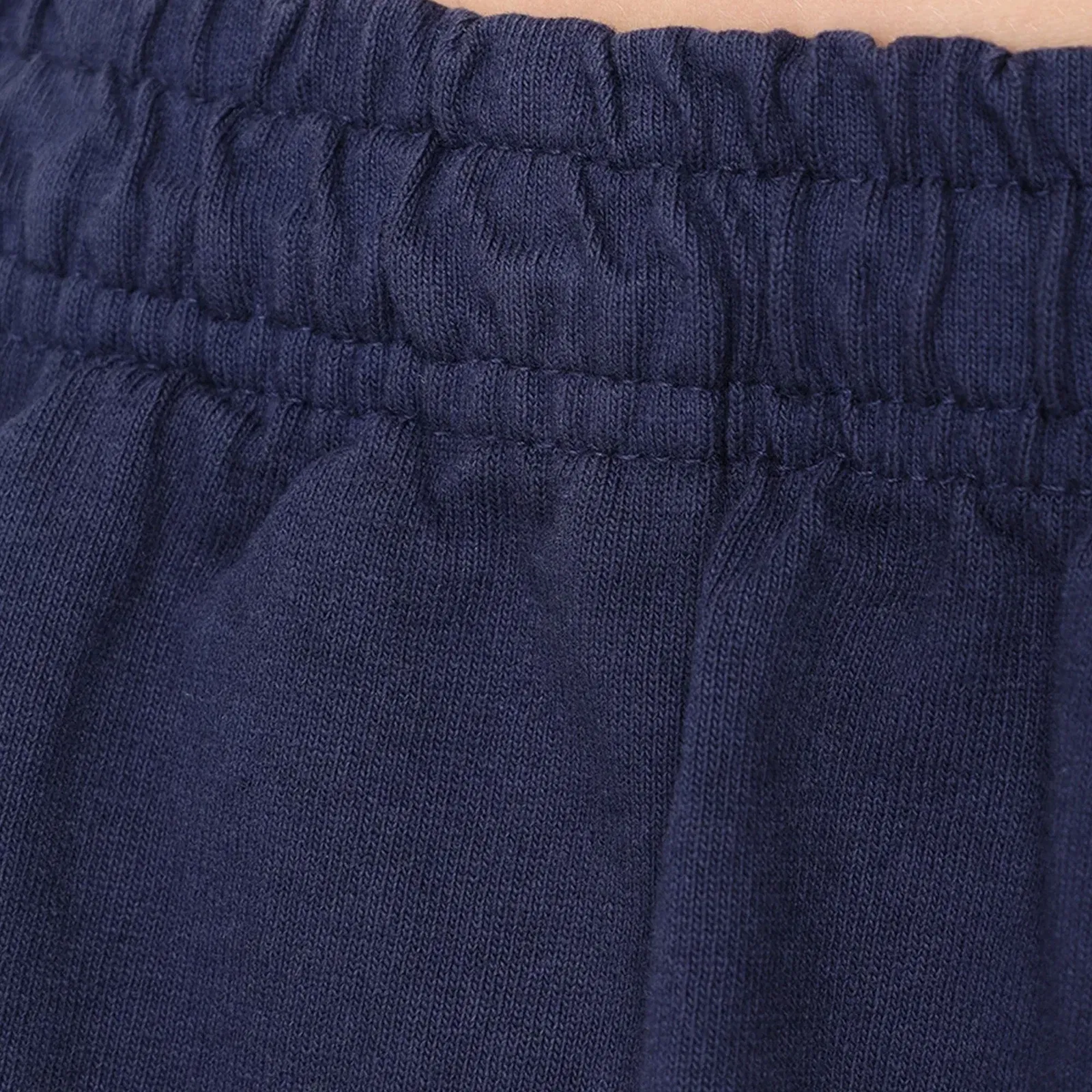 SPORTY & RICH SPA DISCO SHORTS { NAVY/WHITE