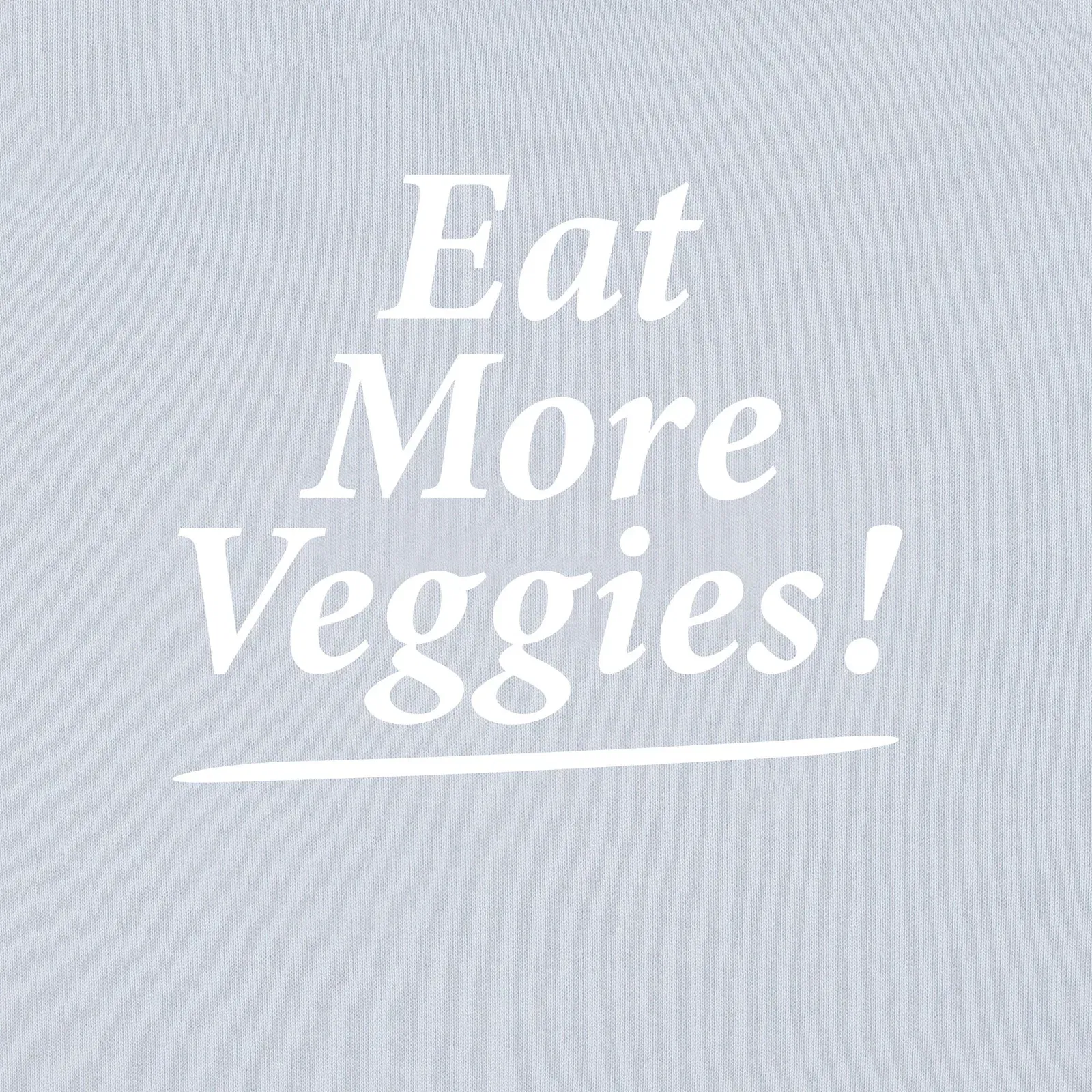 SPORTY & RICH EAT MORE VEGGIES HOODIE { BABY BLUE/WHITE