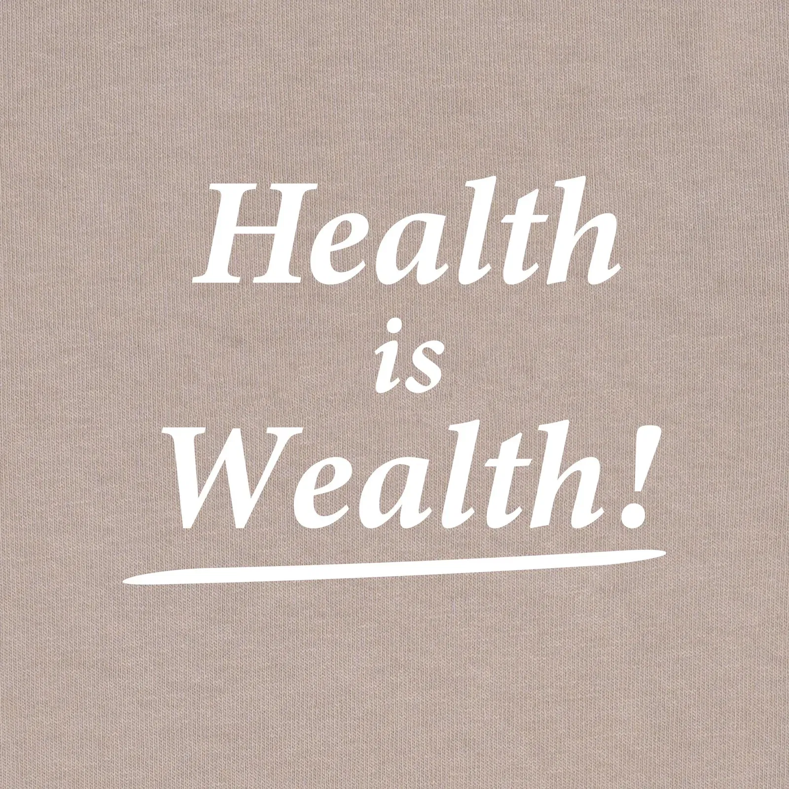 SPORTY & RICH HEALTH IS WEALTH HOODIE { ELEPHANT/WHITE