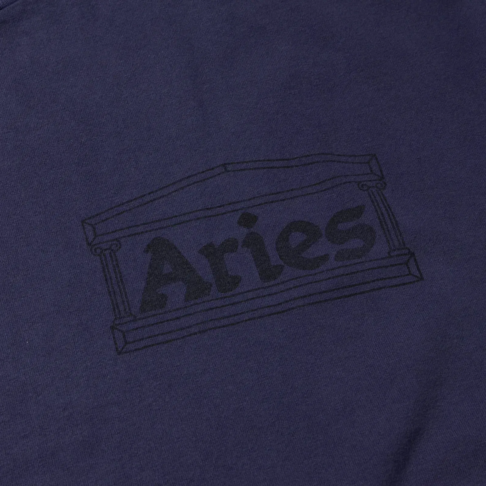 Aries TEMPLE SS T-Shirt { NAVY