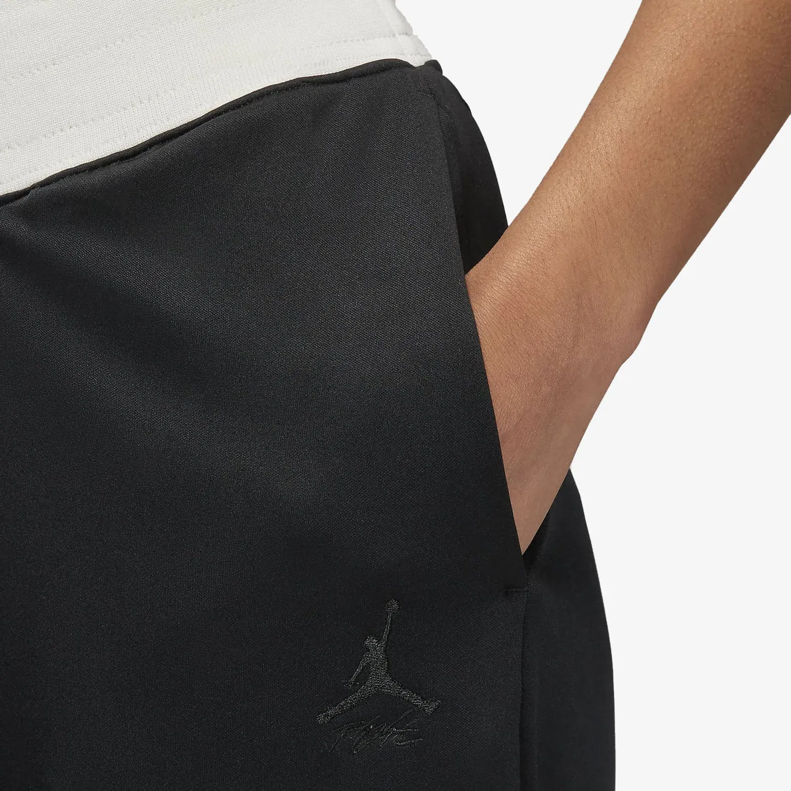 Jordan (HER)ITAGE SUIT PANTS { WHITE/BLACK