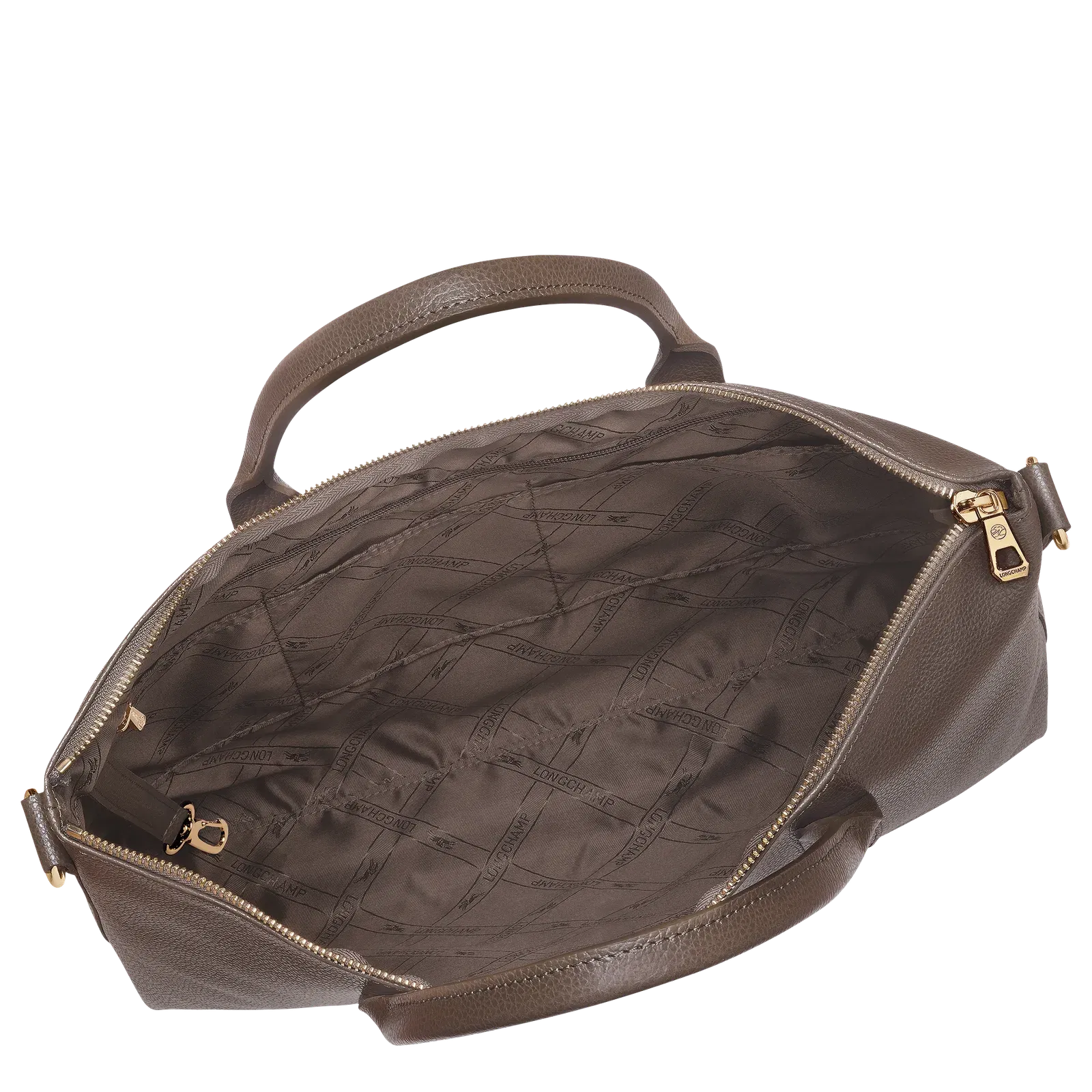 Longchamp Le Foulonné S Briefcase Taupe