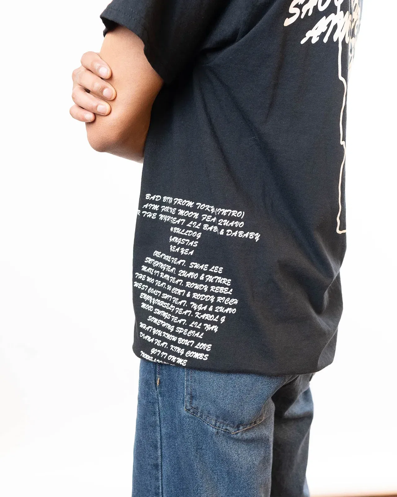 Vlone x Pop Smoke Tracklist T-Shirt (L)