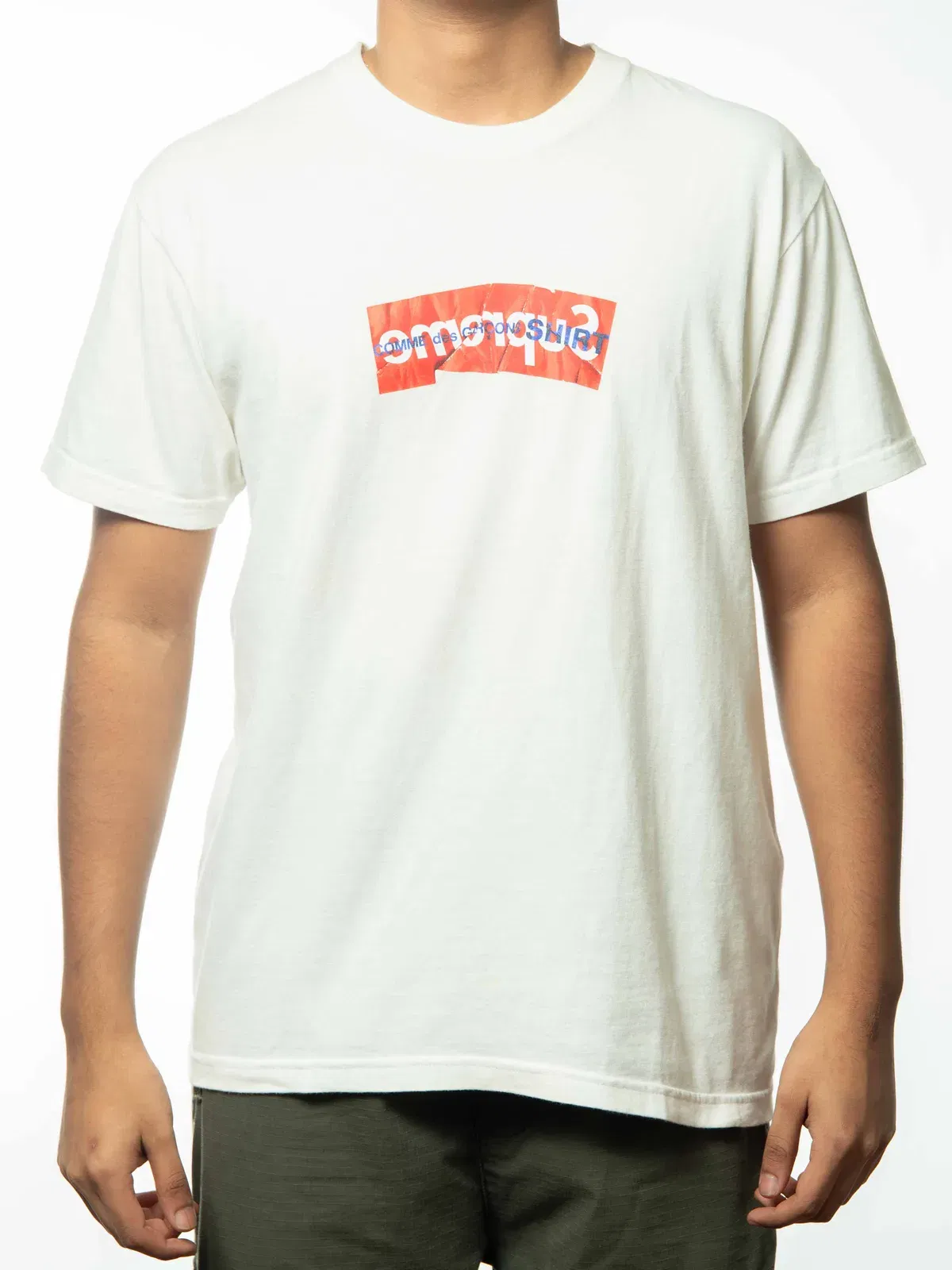 Supreme x Comme Des Garcons Box Logo T-Shirt (L)