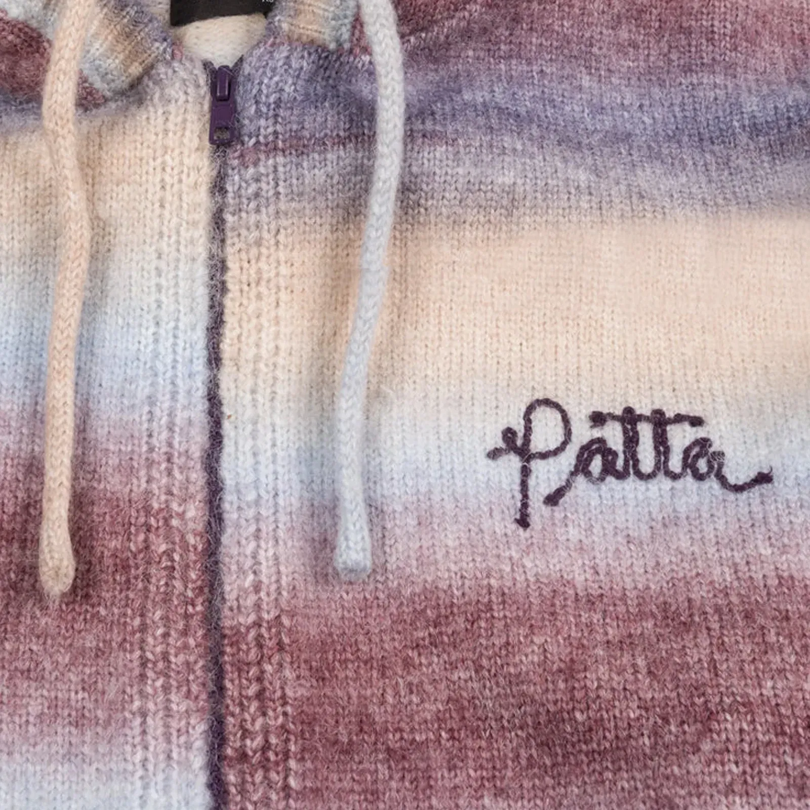PATTA SPACE DYE KNITTED HOODED SWEATER { MULTI